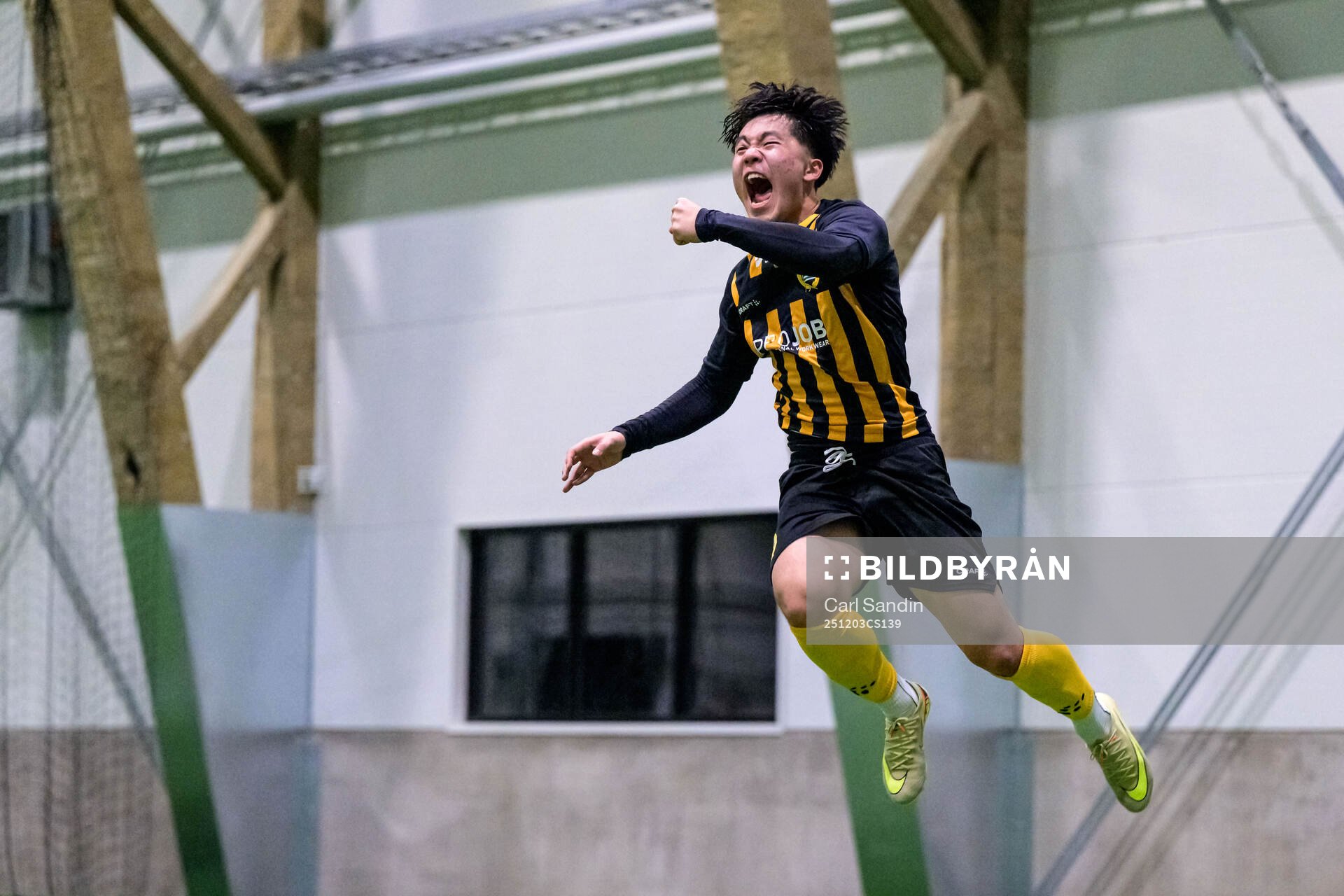 Hammarbys Akira Imamura jublar