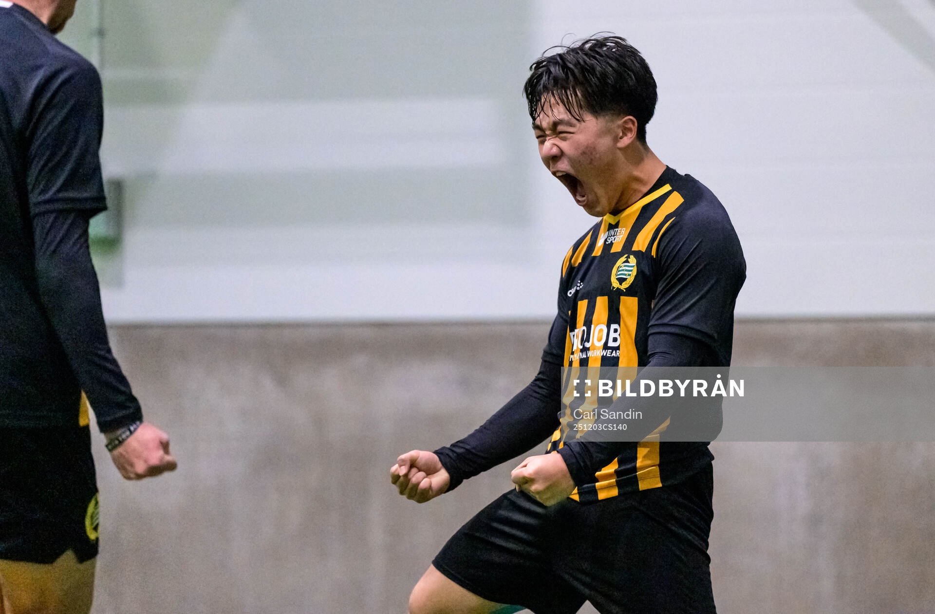 Hammarbys Akira Imamura jublar