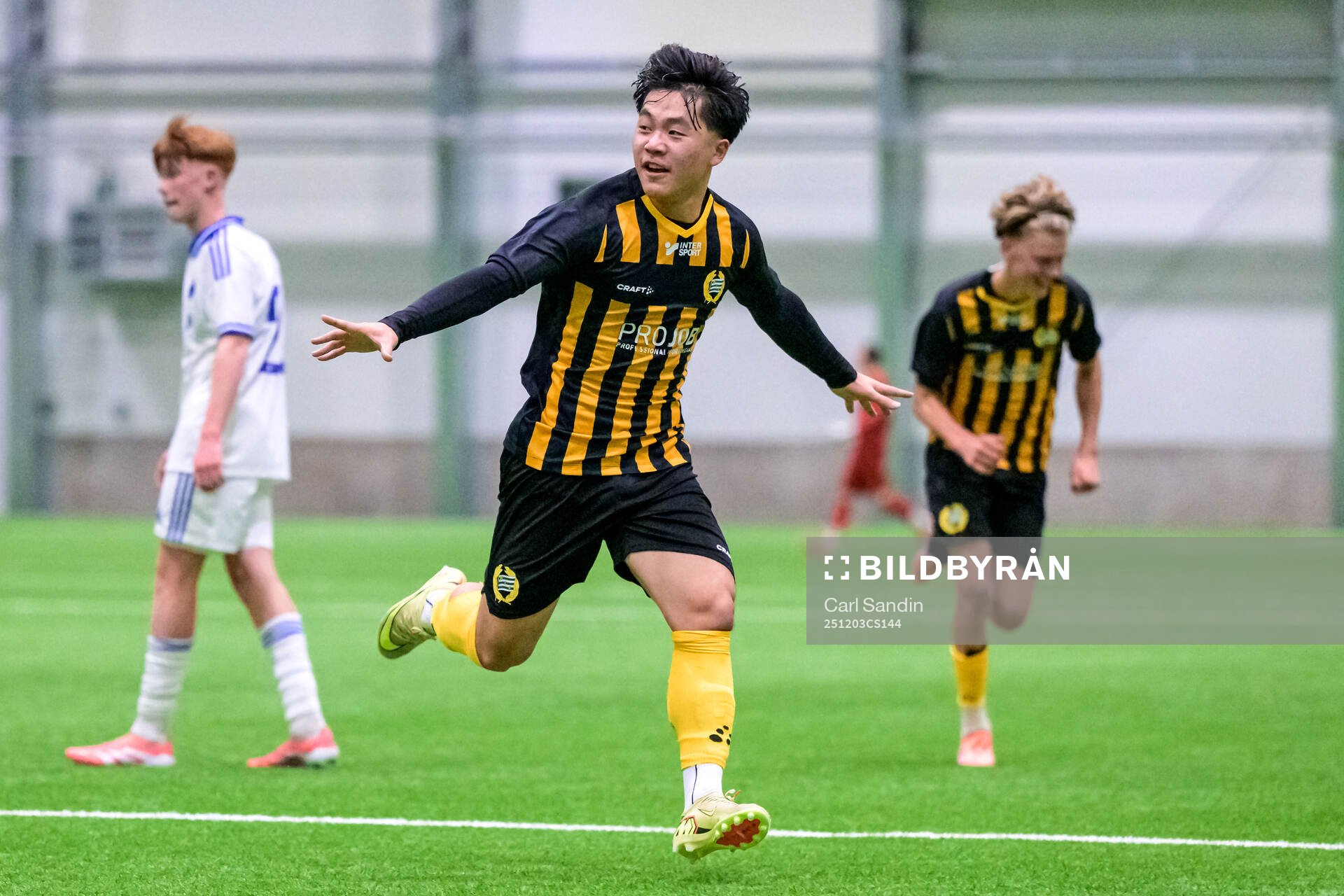 Hammarbys Akira Imamura jublar
