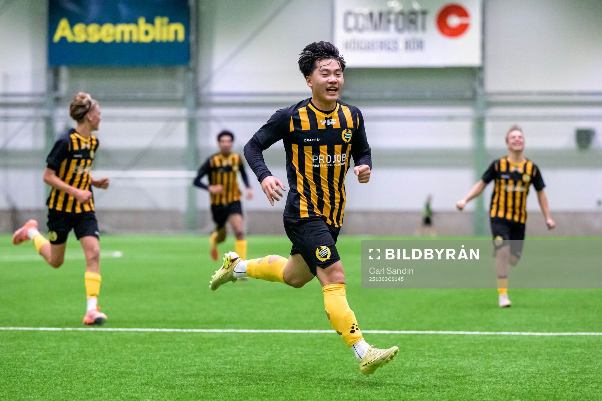 Hammarbys Akira Imamura jublar