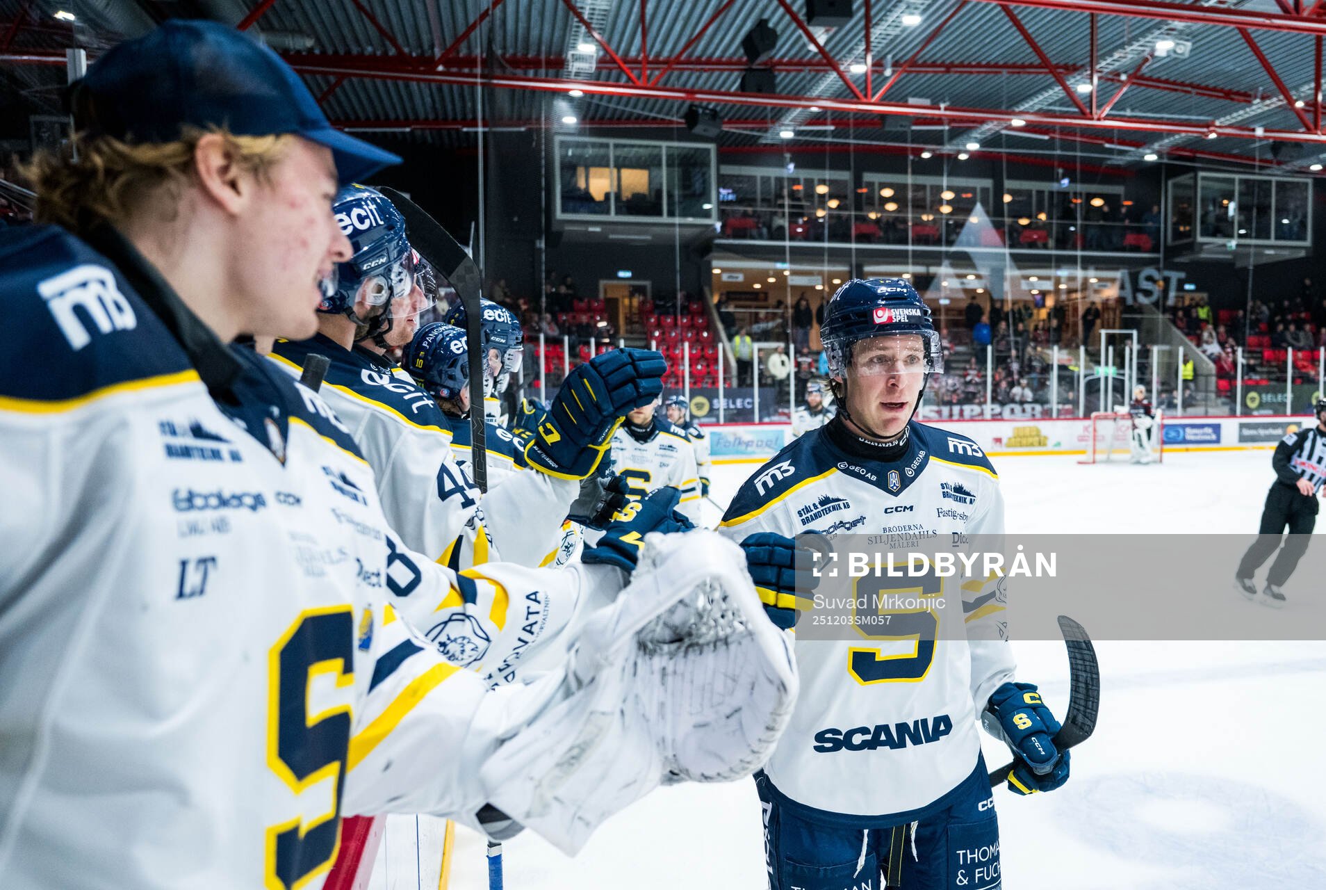 Södertäljes Carter Ashton jublar