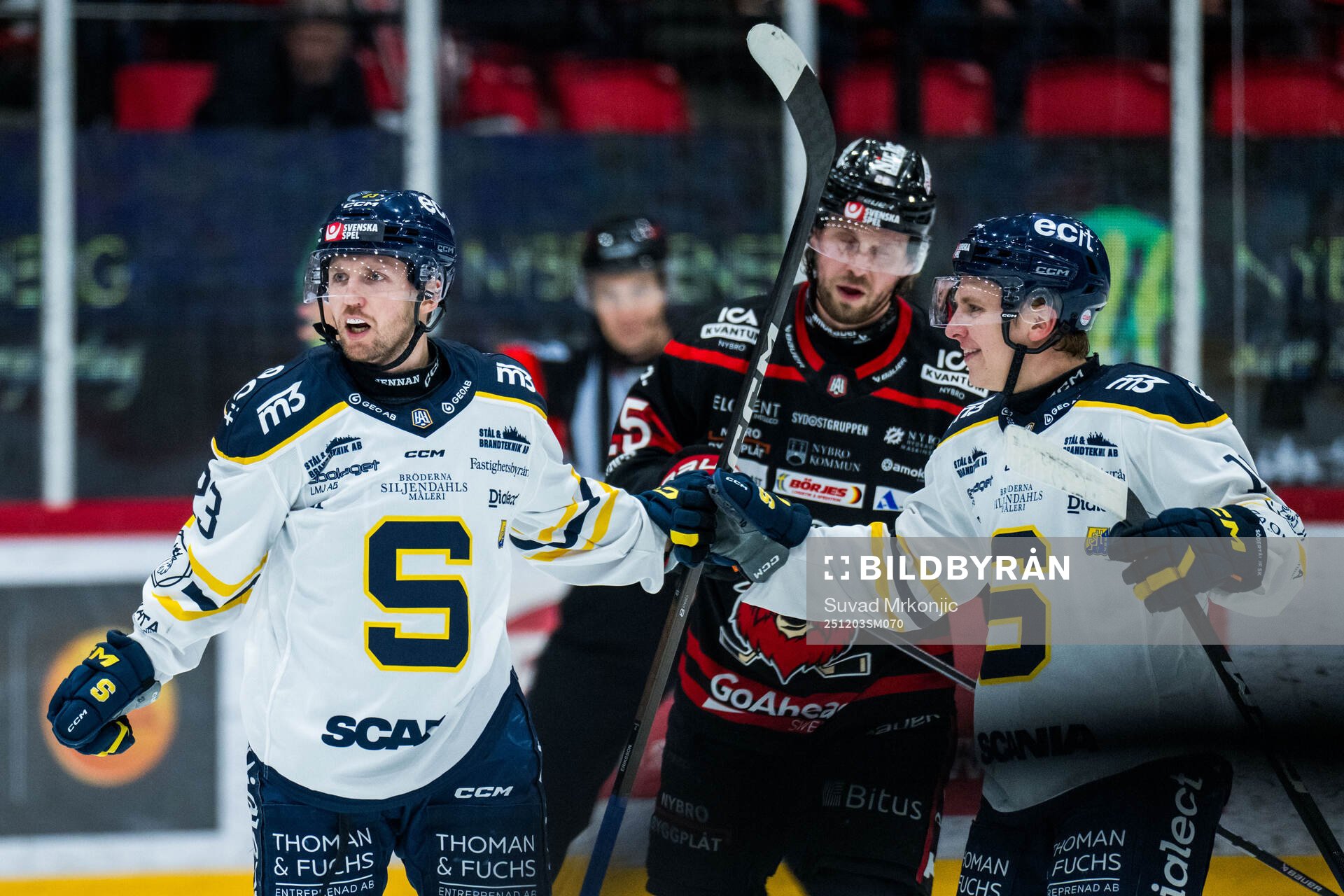 Södertäljes William Eriksson jublar