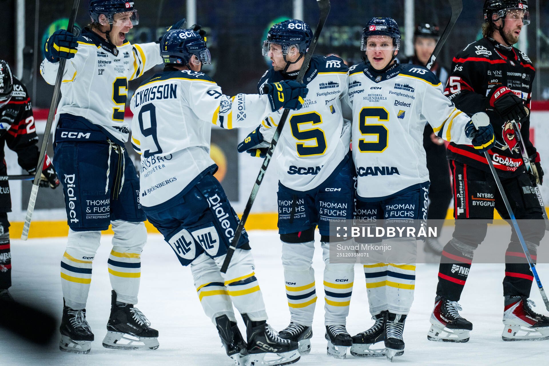 Södertäljes William Eriksson jublar