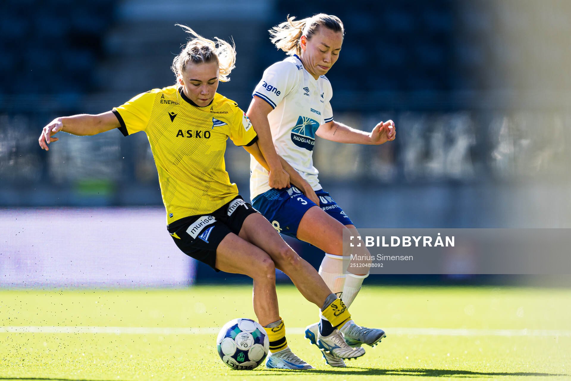 Ina Marie Andresen of Start and Anja Helen Rasmussen of