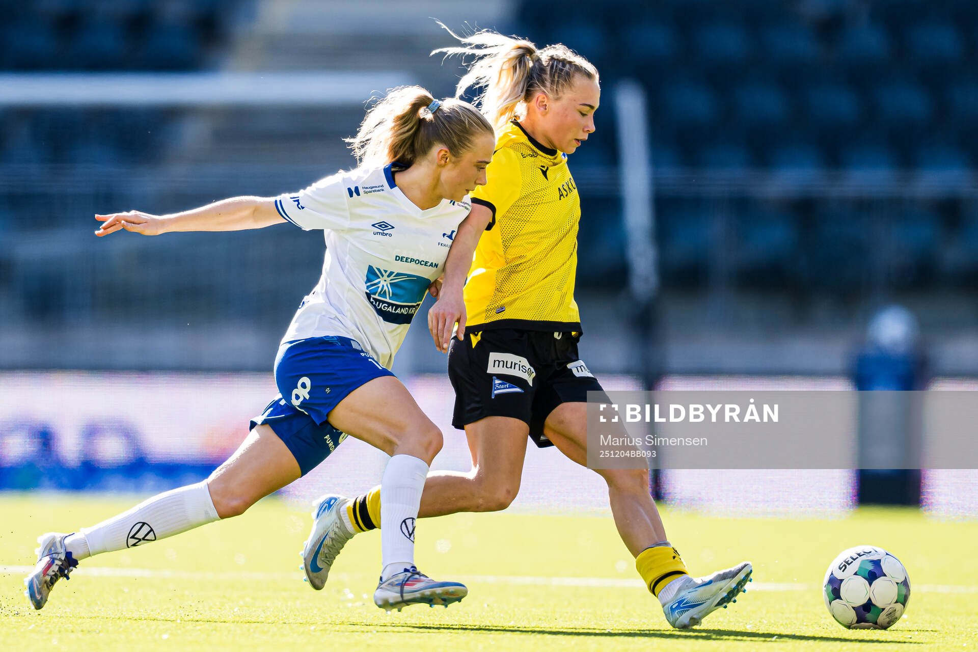 Ina Marie Andresen of Start and Anja Helen Rasmussen of