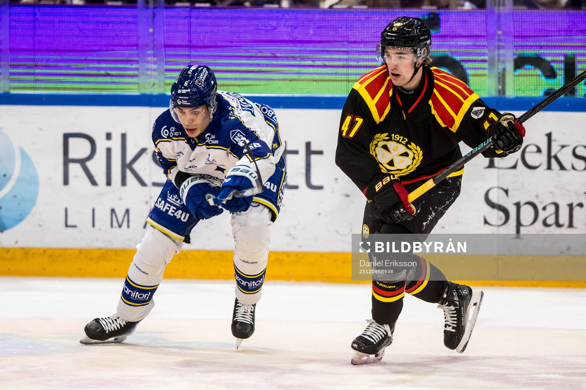 Leksands Alexander Lundqvist och Brynäs Lucas Pettersson