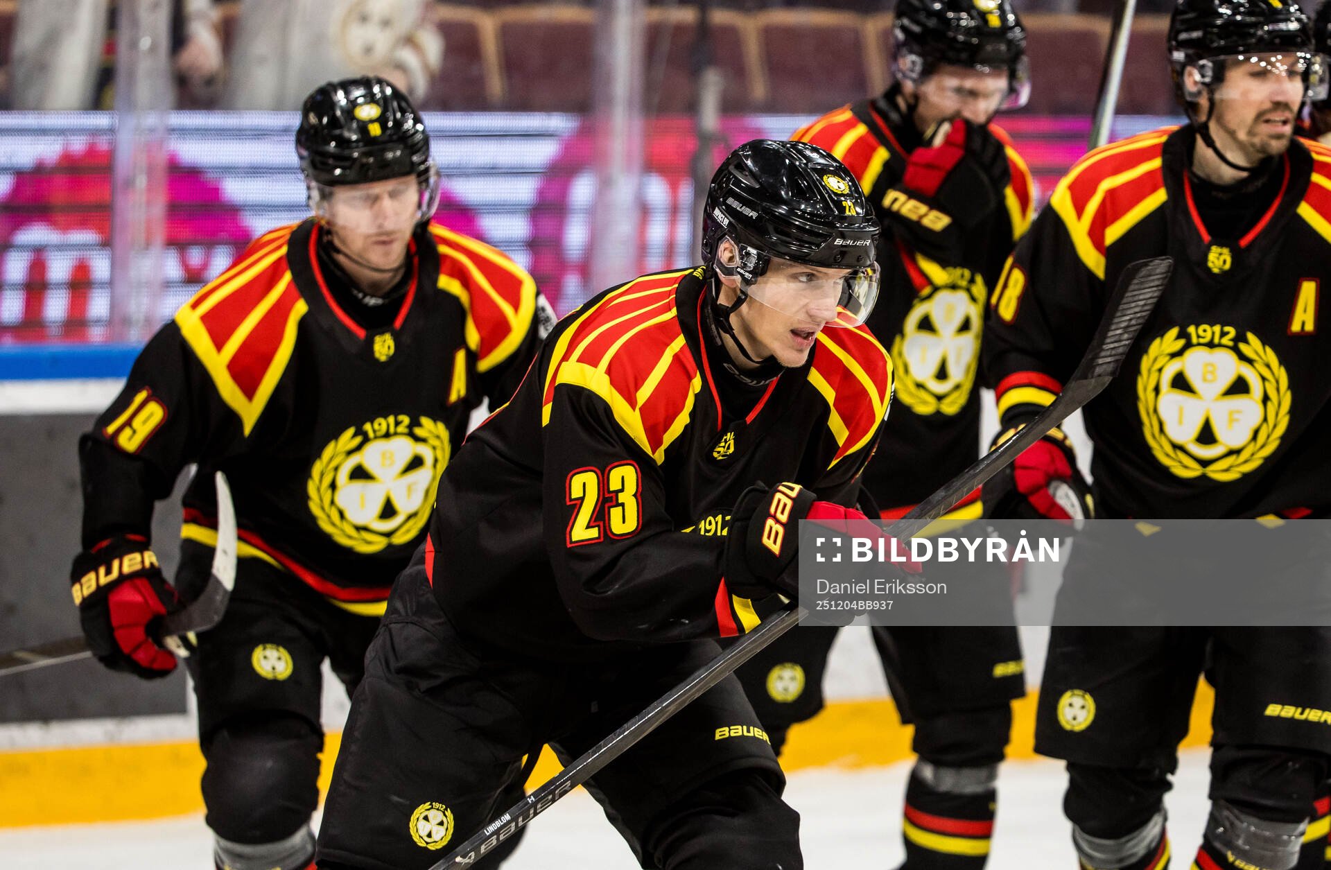 Brynäs Oskar Lindblom jublar