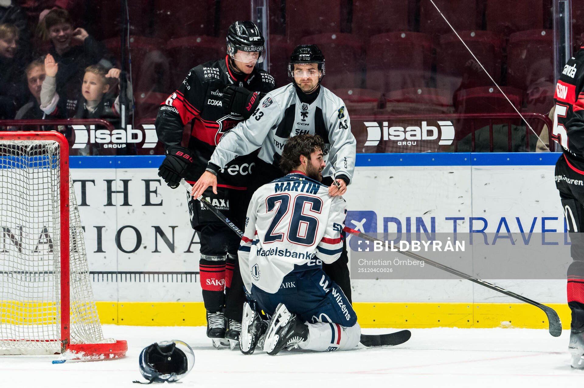 Malmö Redhawks Eemil Viro och Linköpings Max Martin