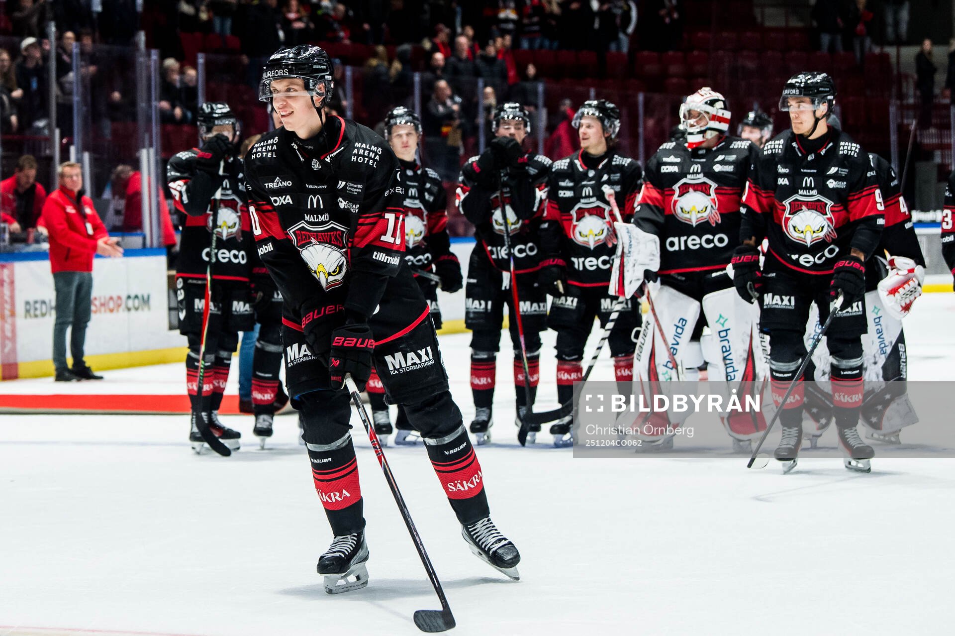 Malmö Redhawks William Von Barnekow jublar