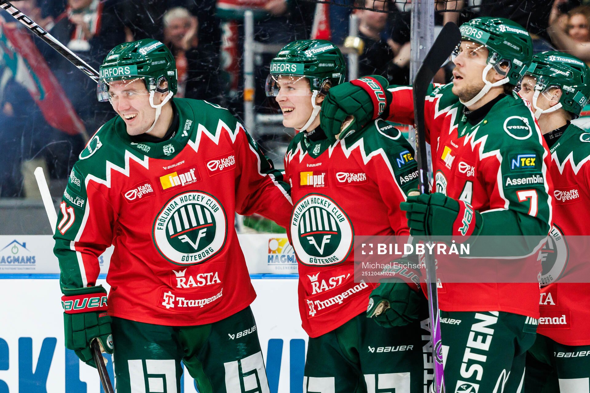 Frölundas Ivar Stenberg jublar