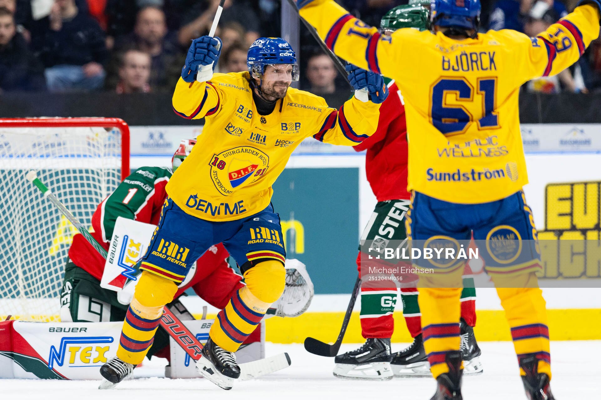 Djurgårdens Jacob Josefson jublar