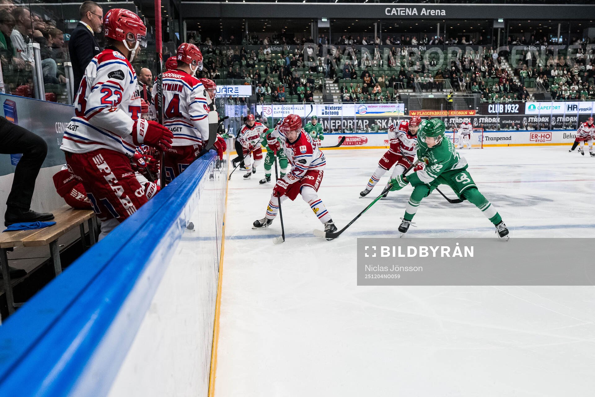 Timrås Ludvig Levinsson och Rögles Isac Solberg