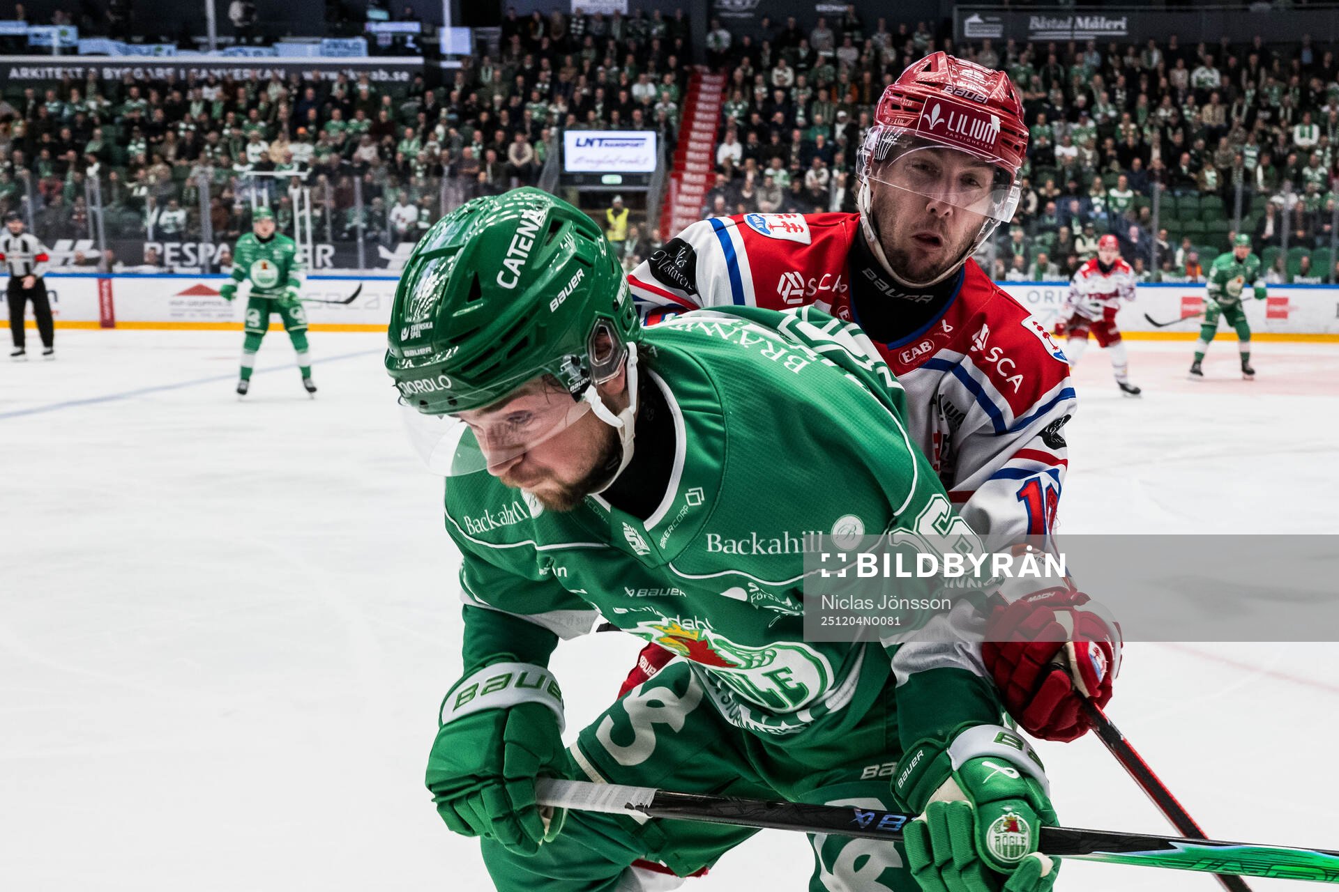 Rögles Lukas Ekeståhl-Jonsson och Timrås David Lilja