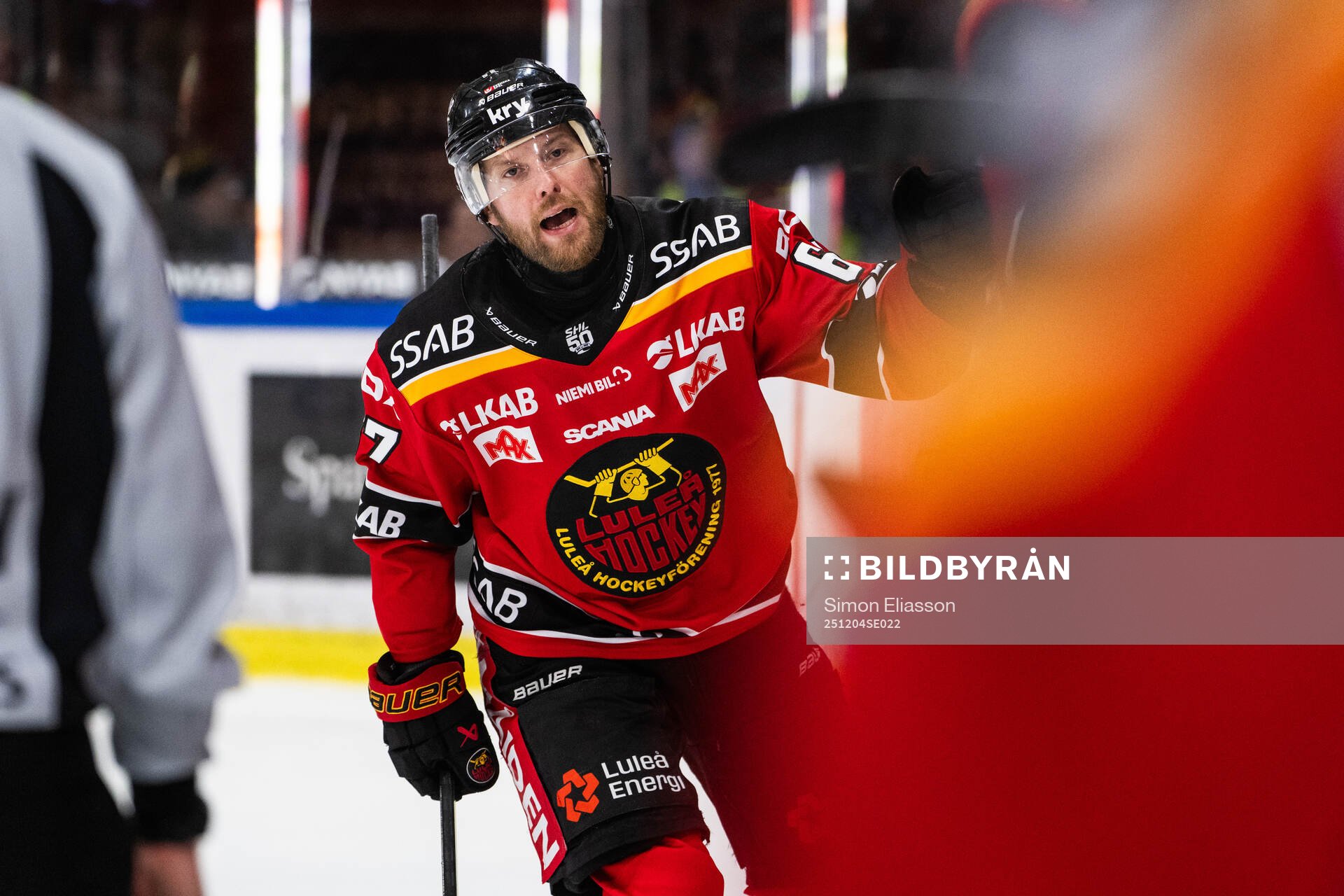 Luleås Linus Omark jublar
