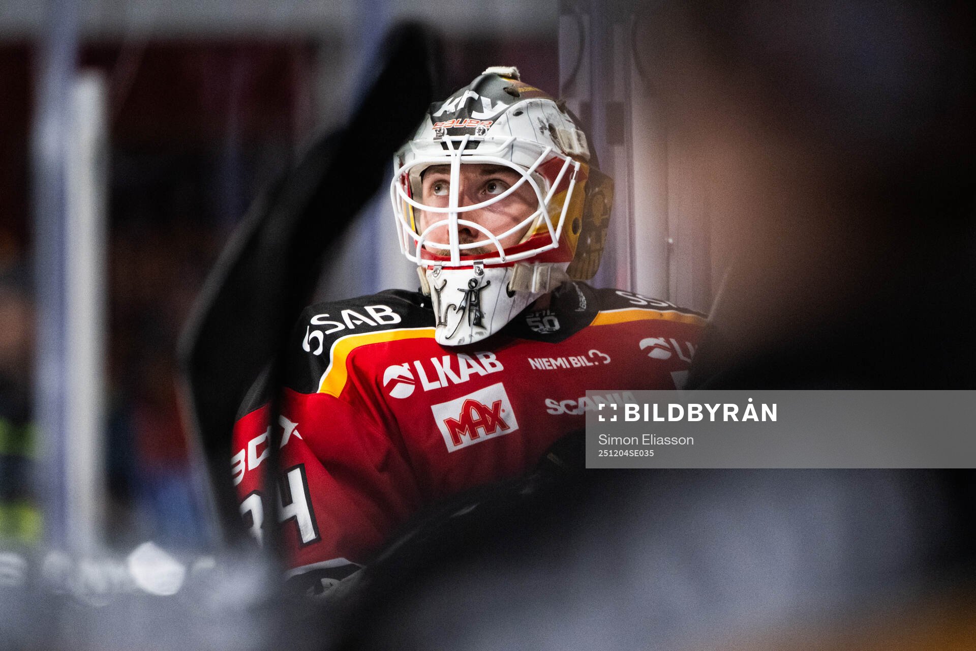 Luleås målvakt Joel Lassinantti