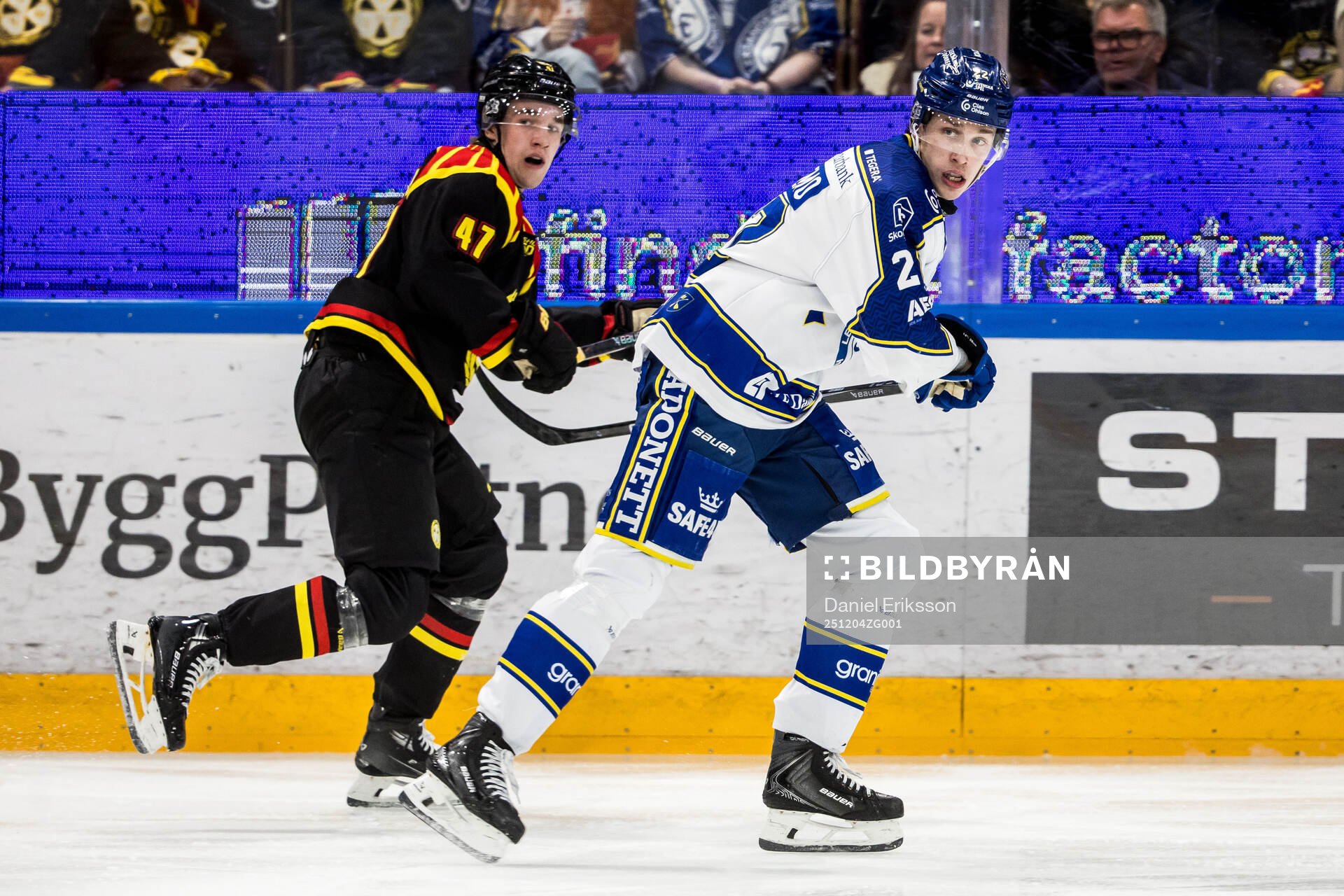 Brynäs Lucas Pettersson och Leksands Lukas Vejdemo
