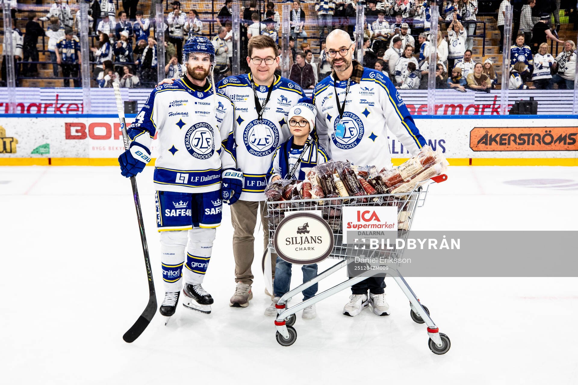 Leksands Oskar Lang utsedd till matchens lirare