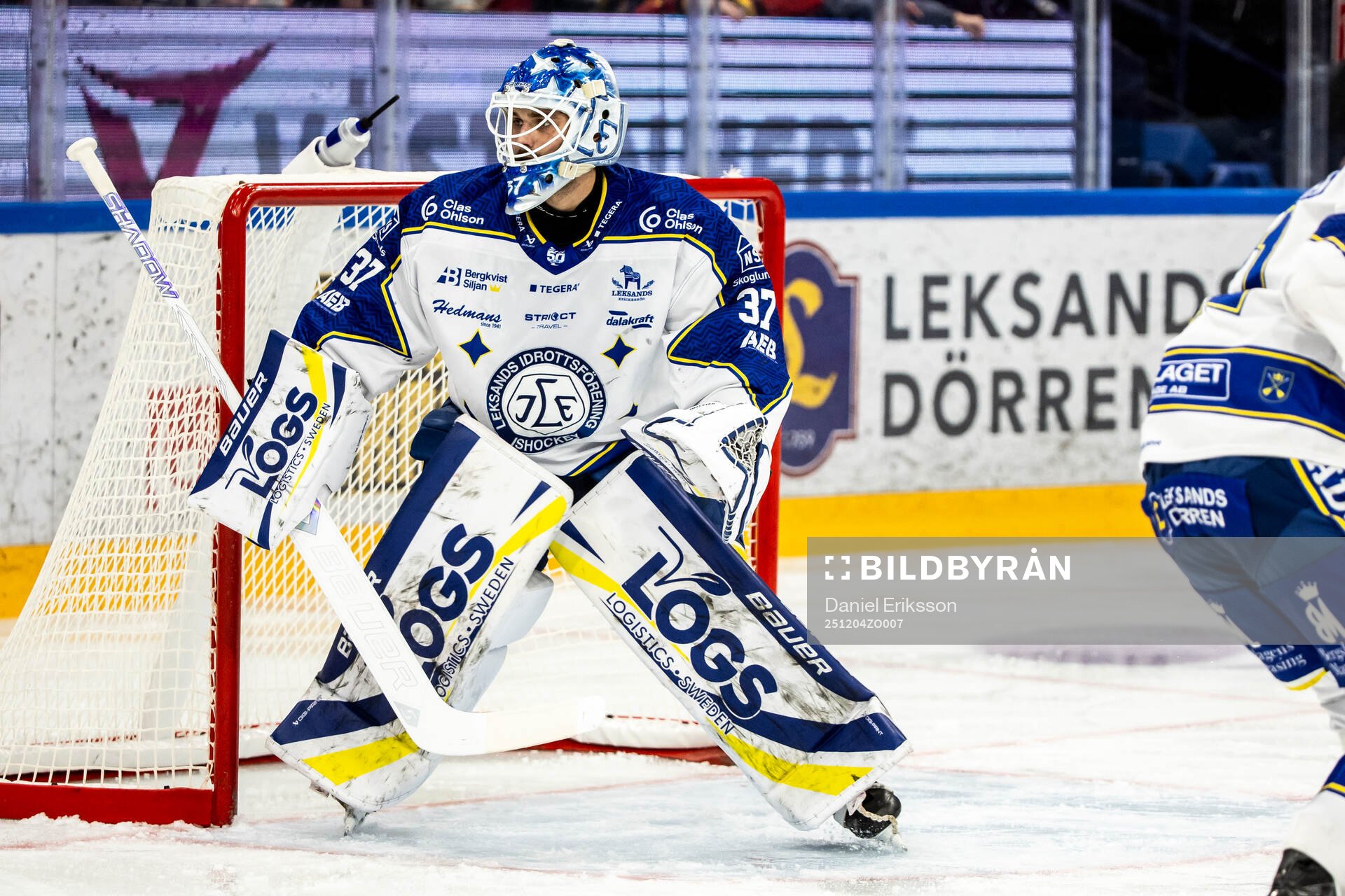 Leksands målvakt Jakob Hellsten