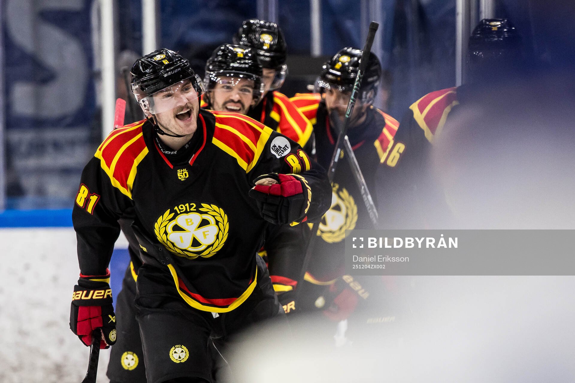 Brynäs Kieffer Bellows jublar