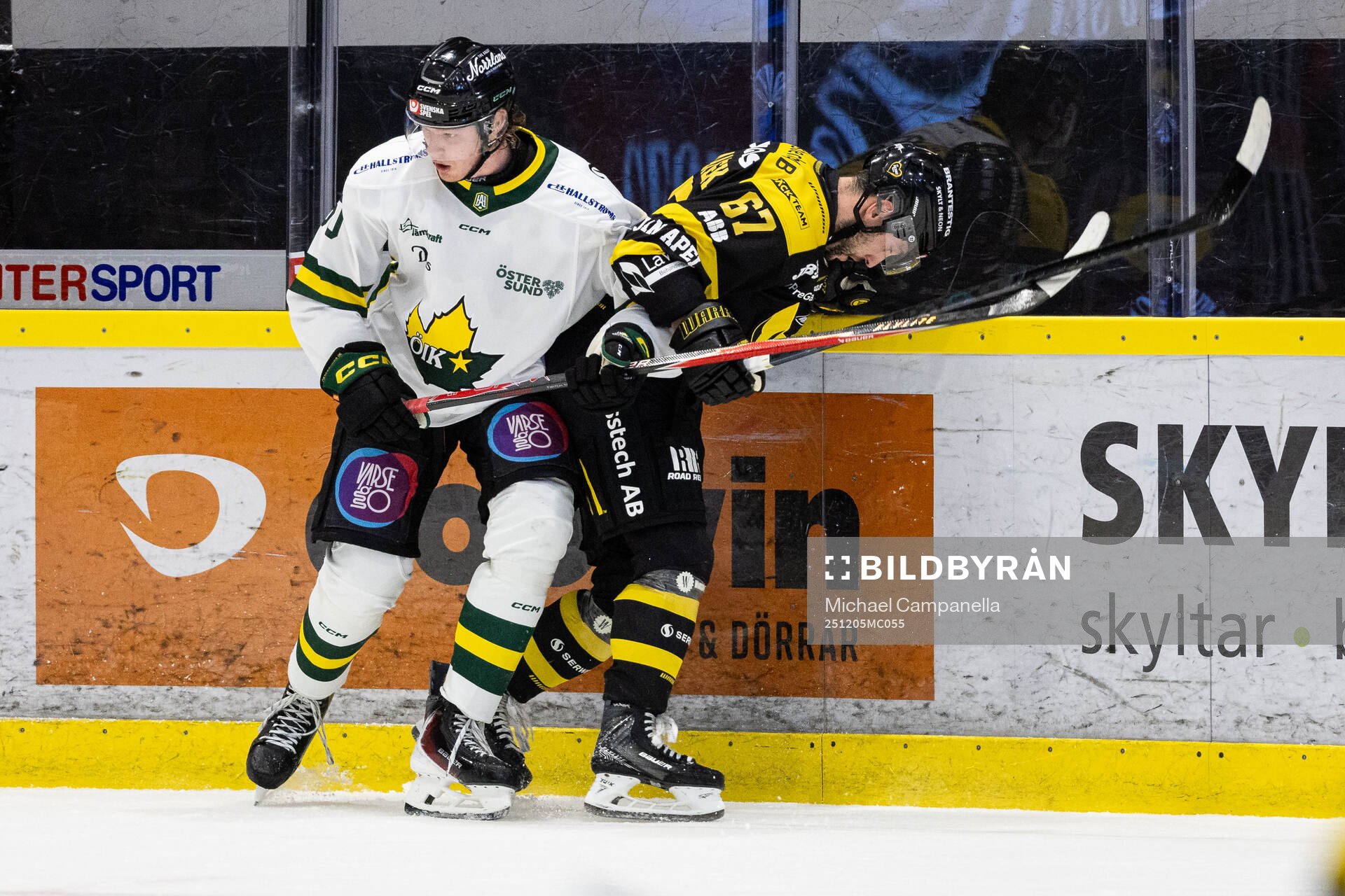 Östersunds Oskar Wahlberg och Västerås Konstantin Komarek