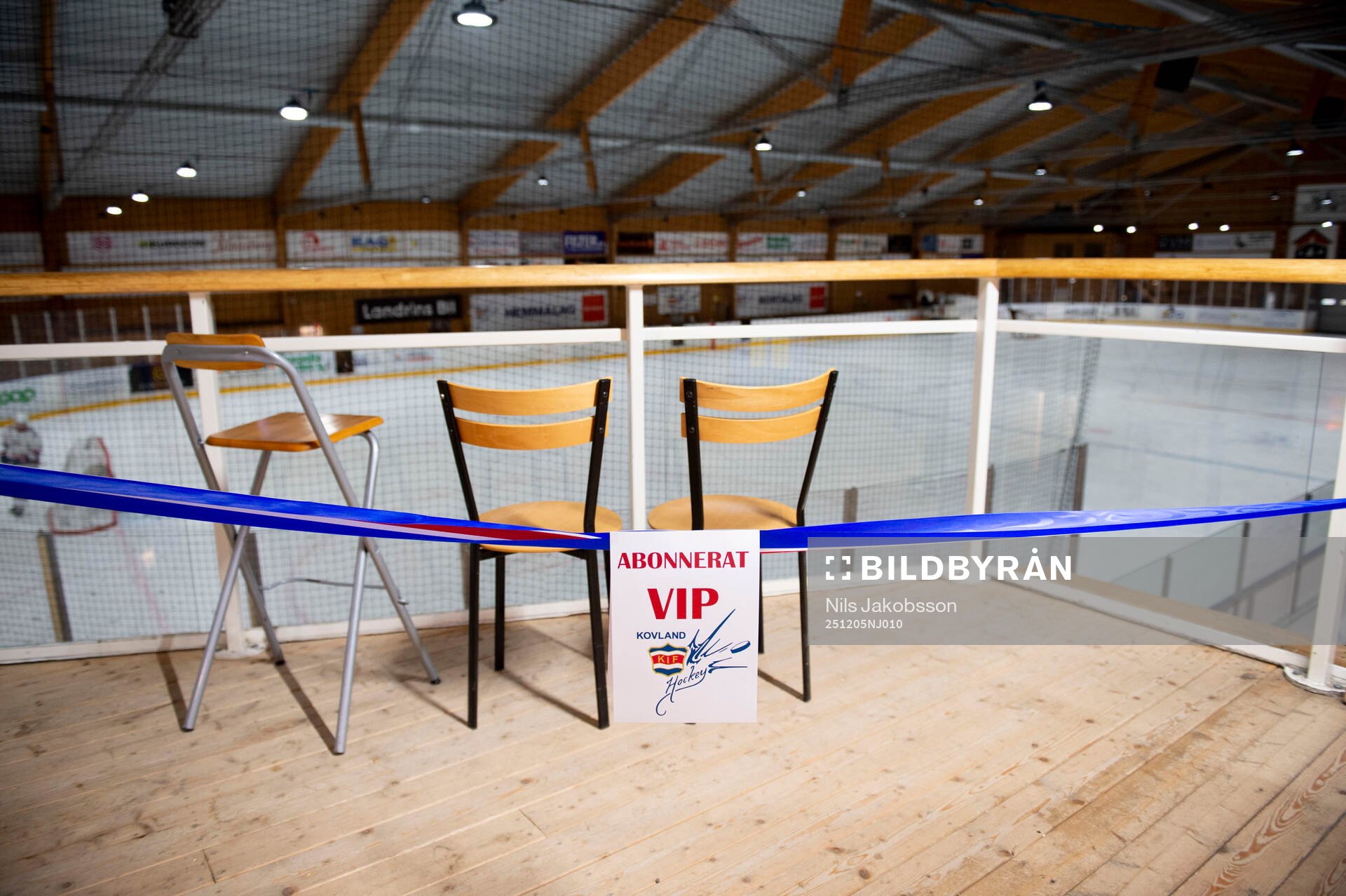 VIP under ishockeymatchen i HockeyTvåan Norra CD mellan