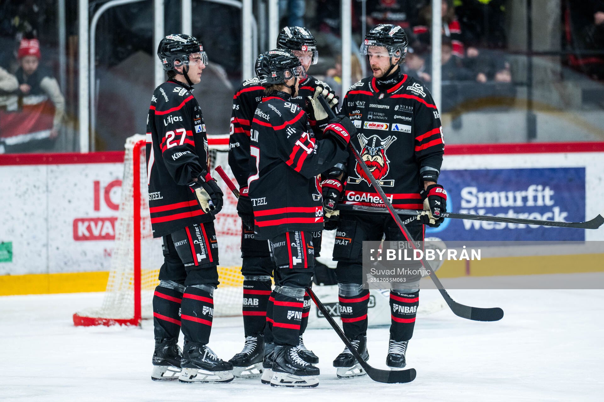 Nybros Joel Kant, Emil Forslund och Måns Krämer
