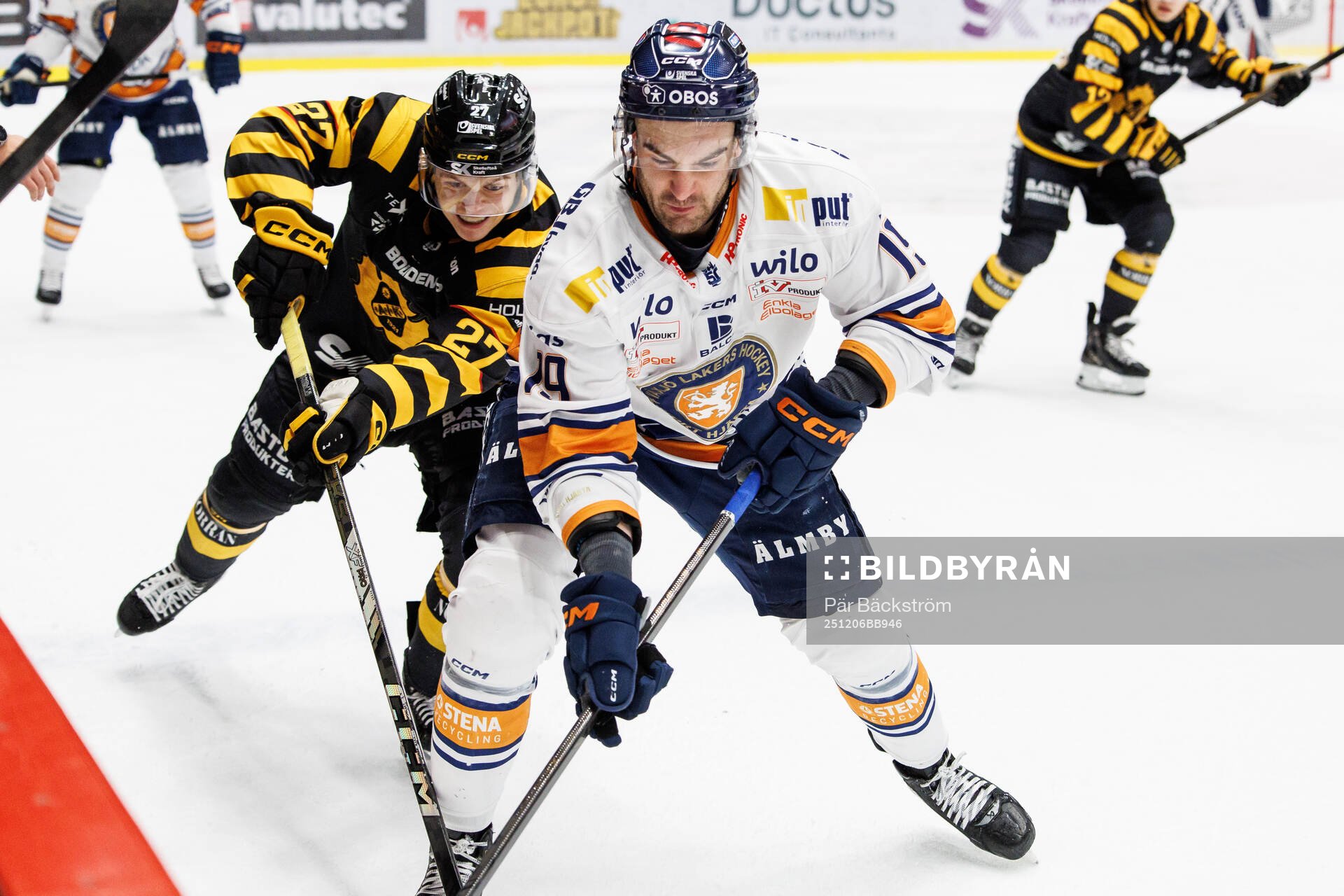 Skellefteås Oskar Vuollet och Växjös Reid Gardiner