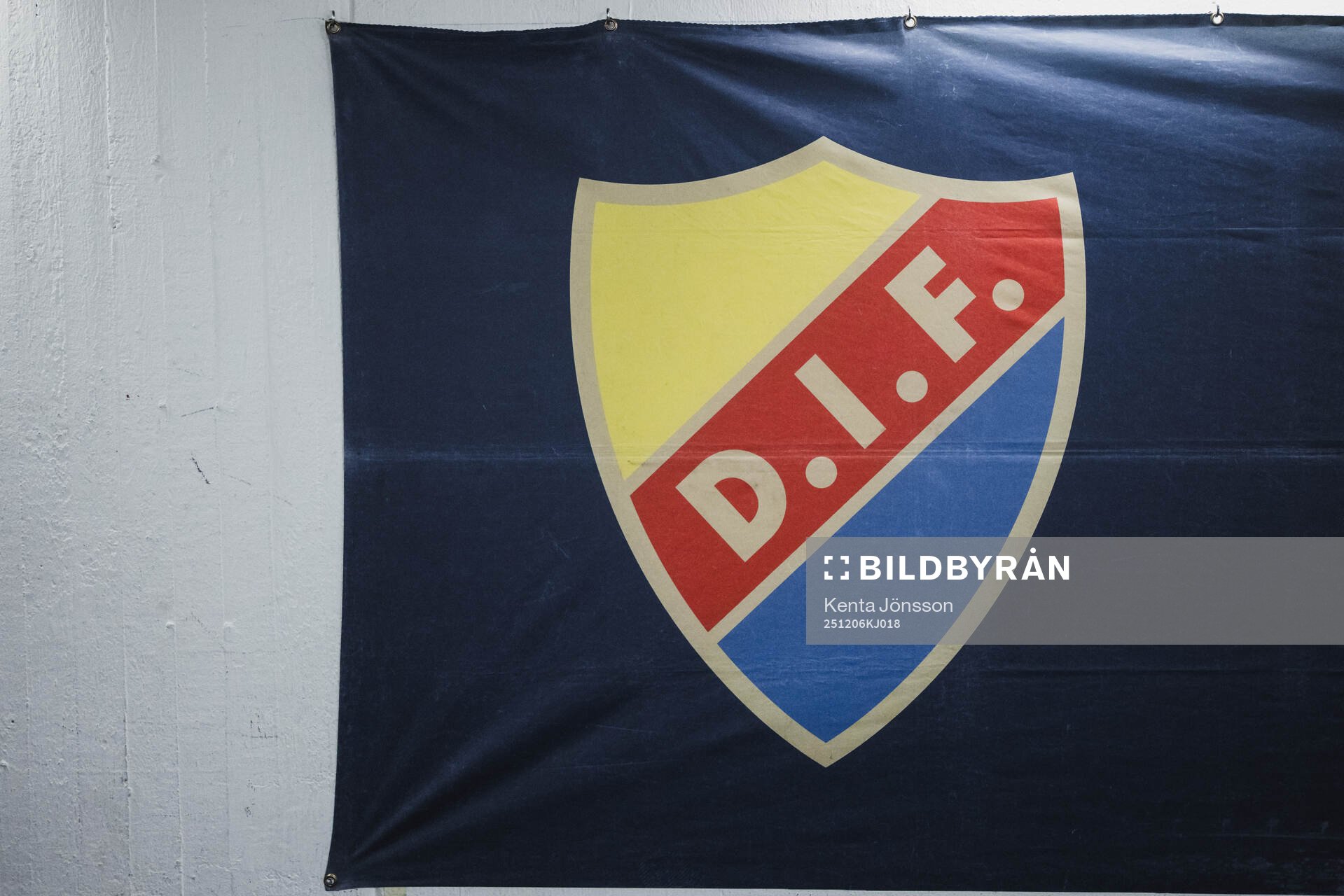 Djurgårdens klubbmärke på en vepa