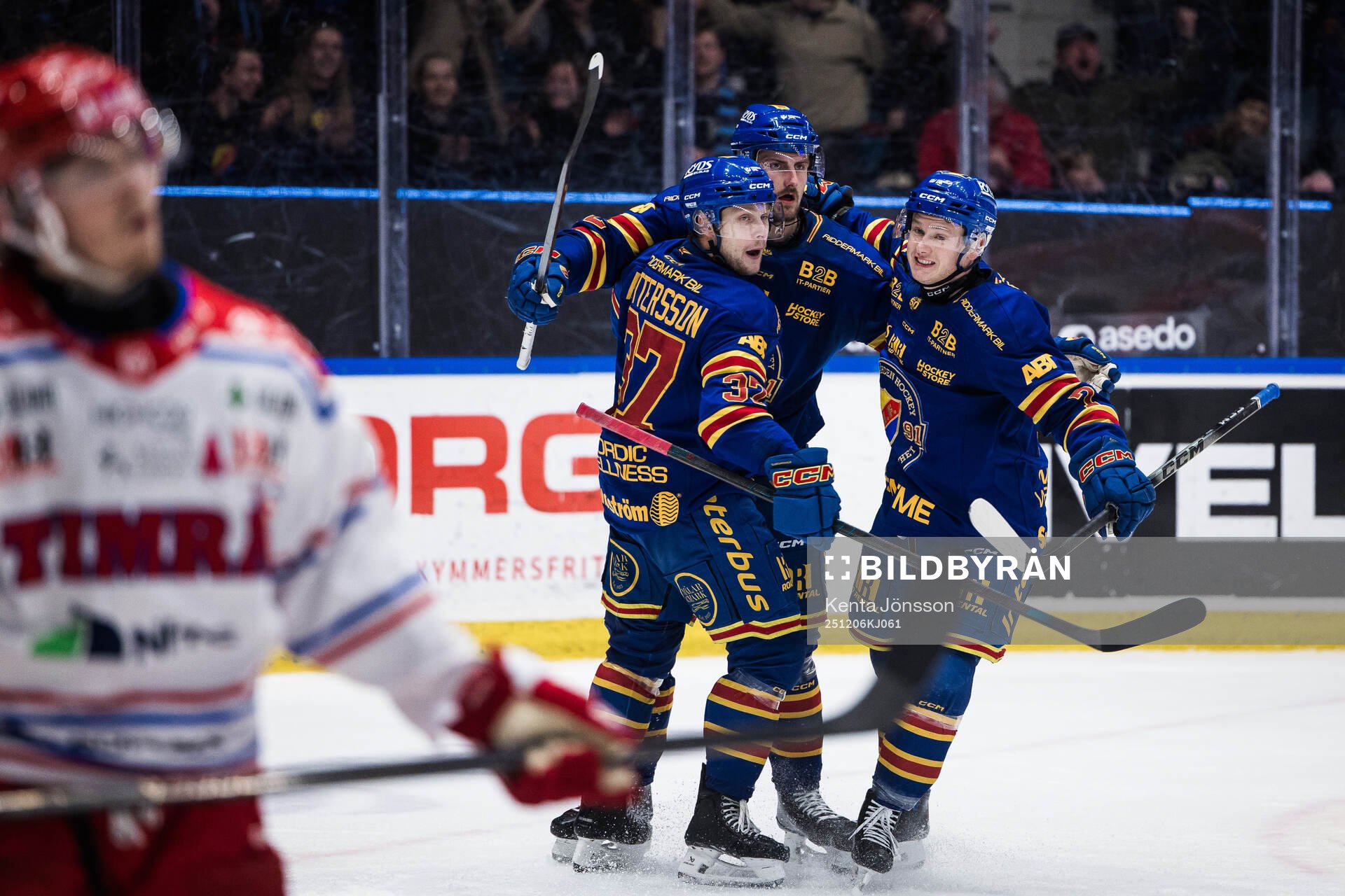 Djurgårdens Philip Holm jublar