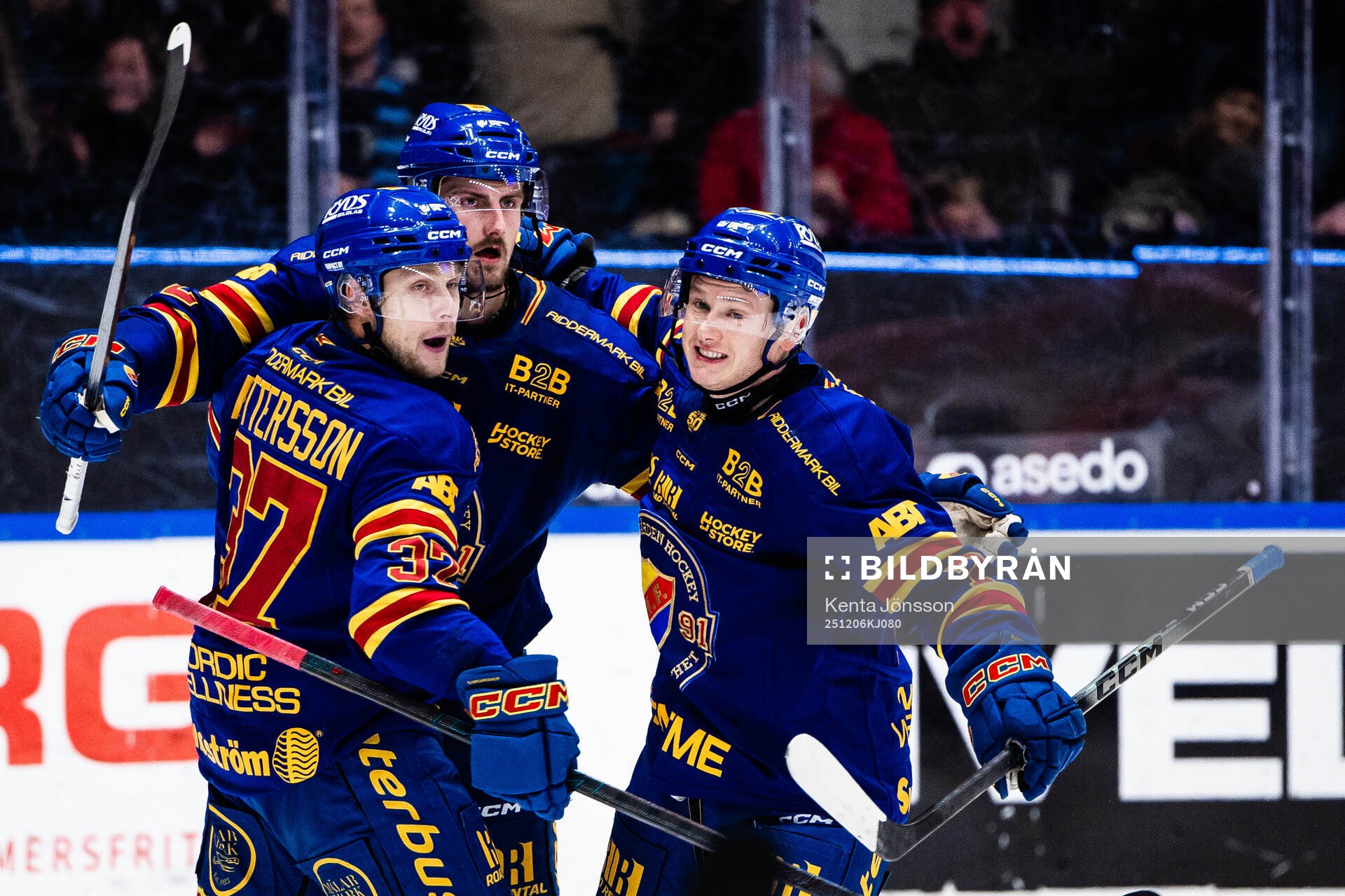 Djurgårdens Philip Holm jublar