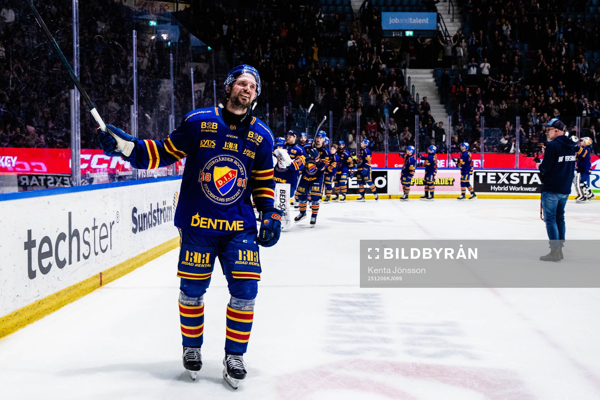 Djurgårdens Jacob Josefson jublar