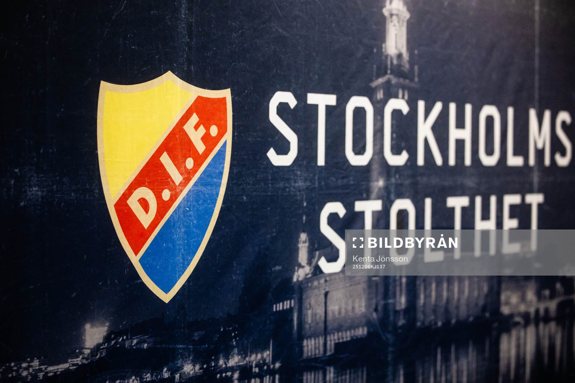 Djurgårdens klubbmärke på en vepa