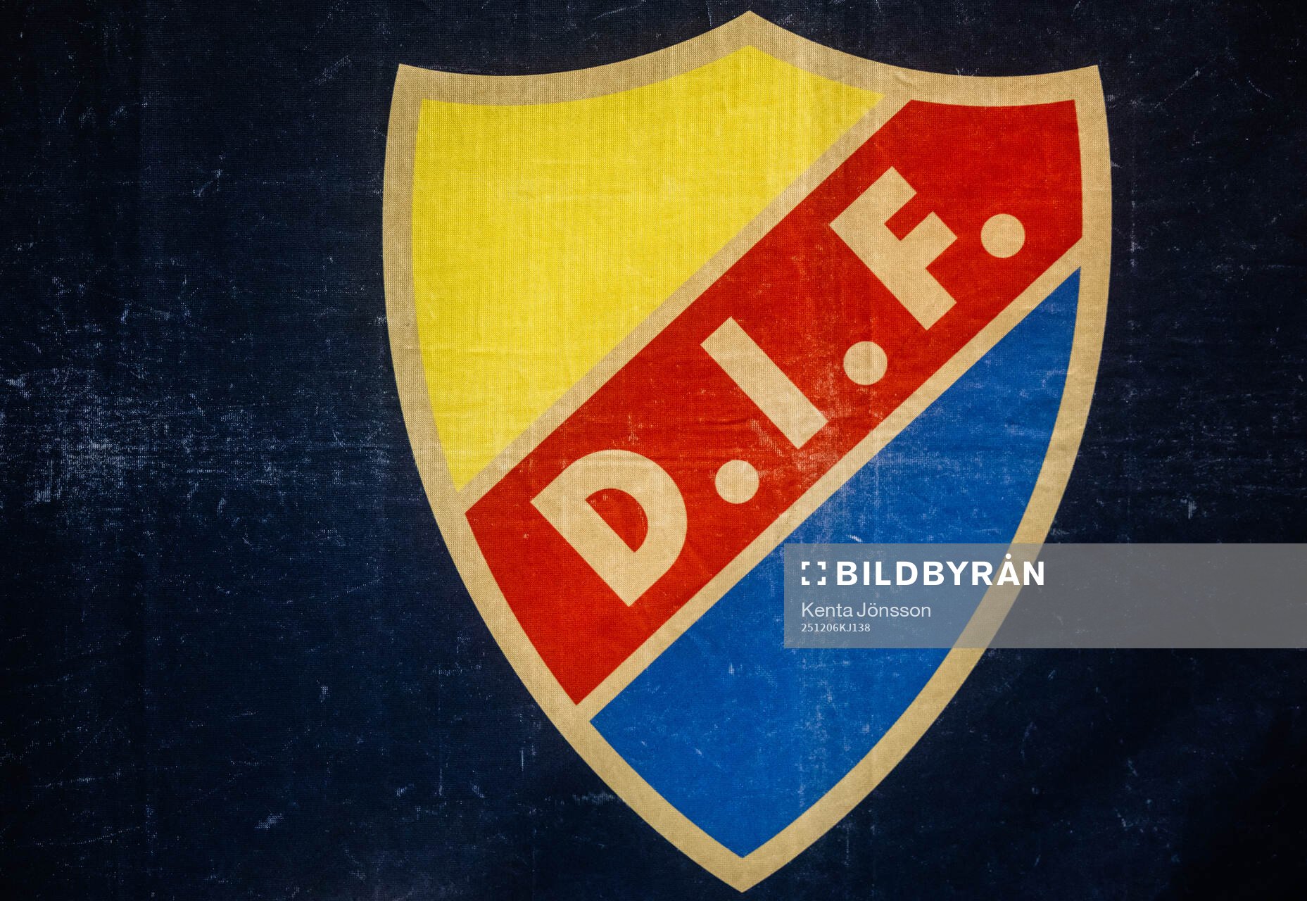 Djurgårdens klubbmärke på en vepa