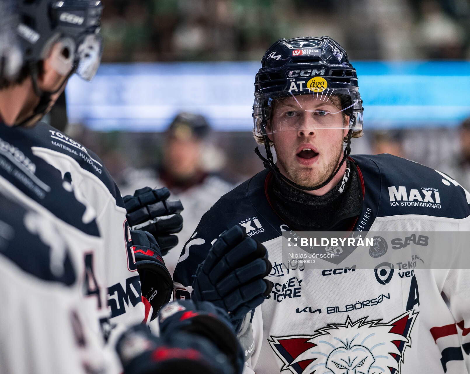 Linköpings Fredrik Karlström jublar