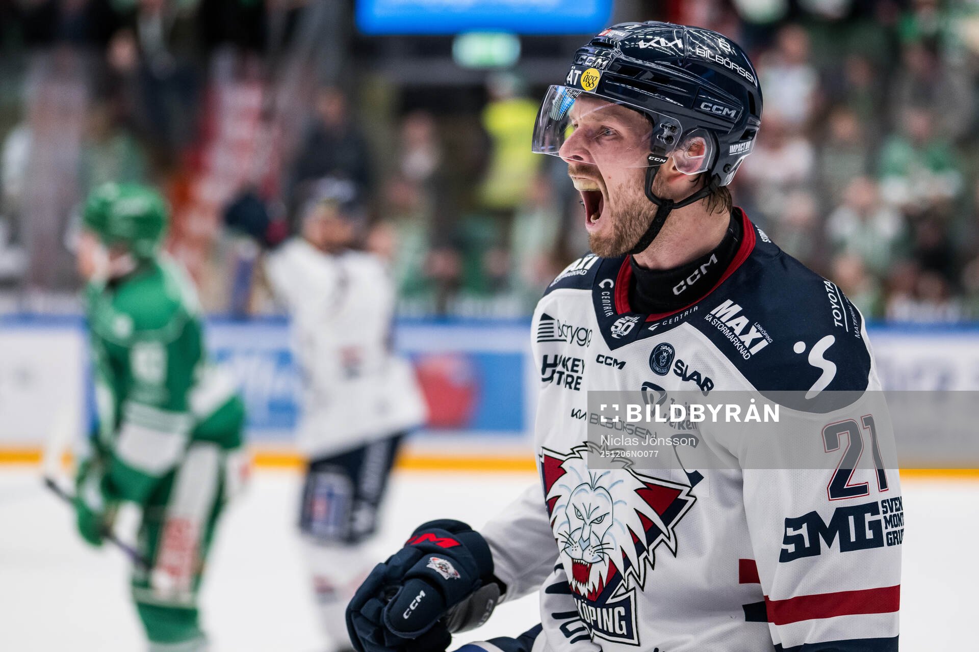 Linköpings Christoffer Ehn jublar