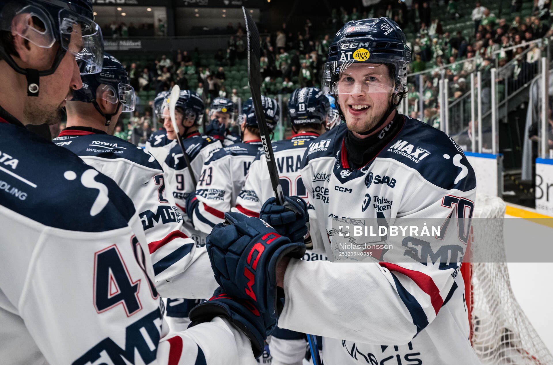 Linköpings Fredrik Karlström jublar