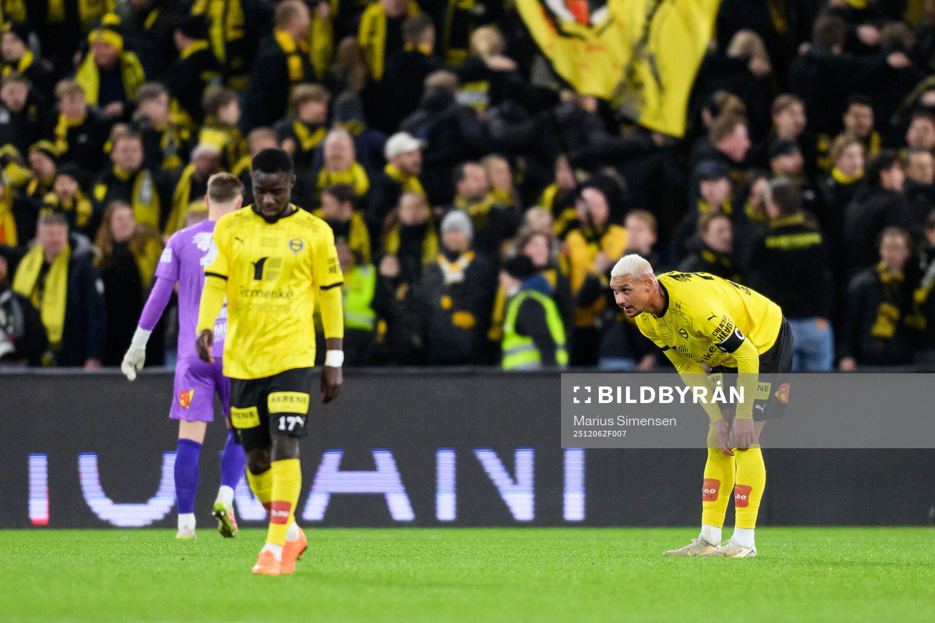Ruben Gabrielsen of Lillestrøm looks dejected