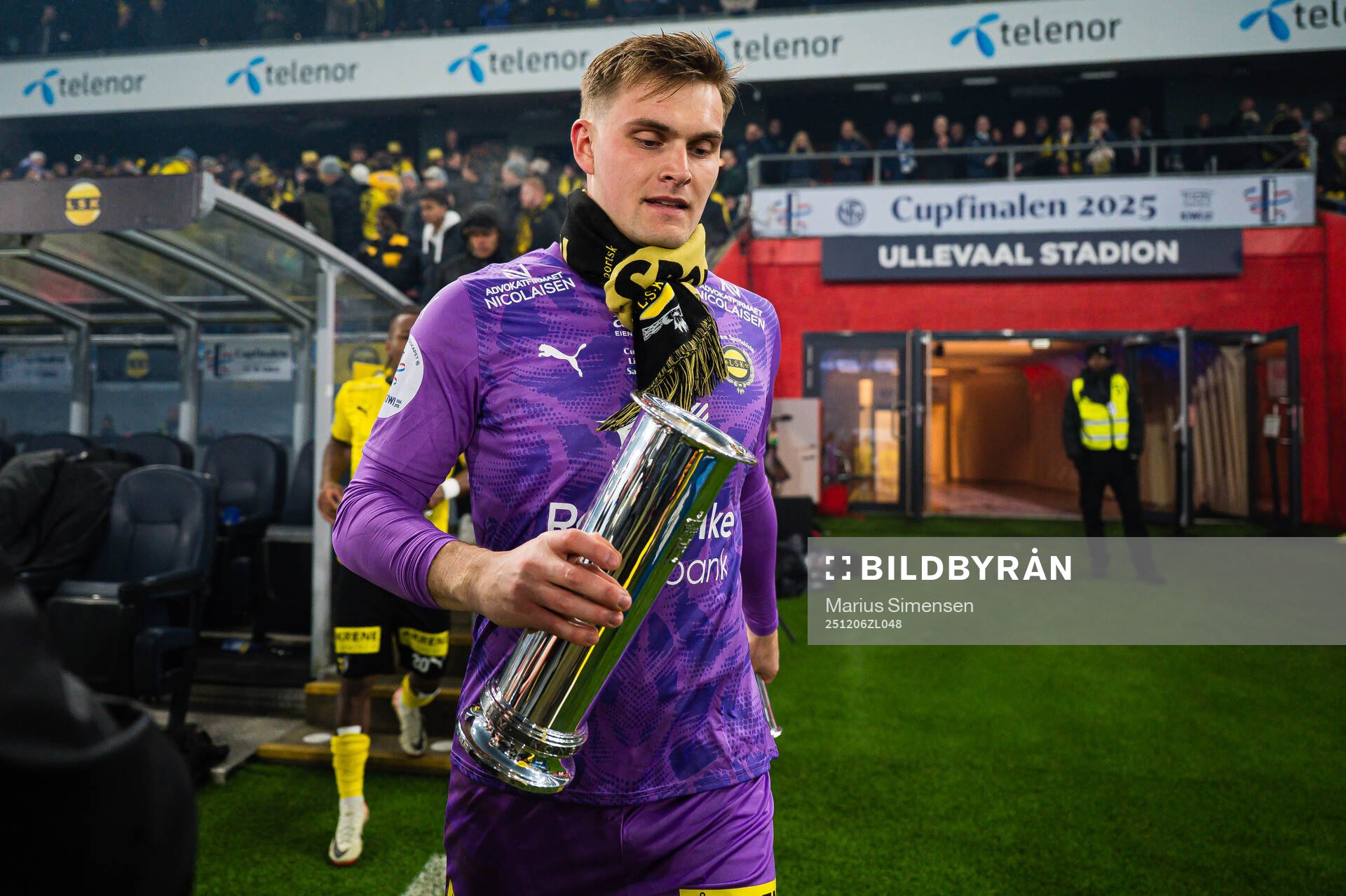 Goalkeeper Mads Hedenstad Christiansen of Lillestrøm