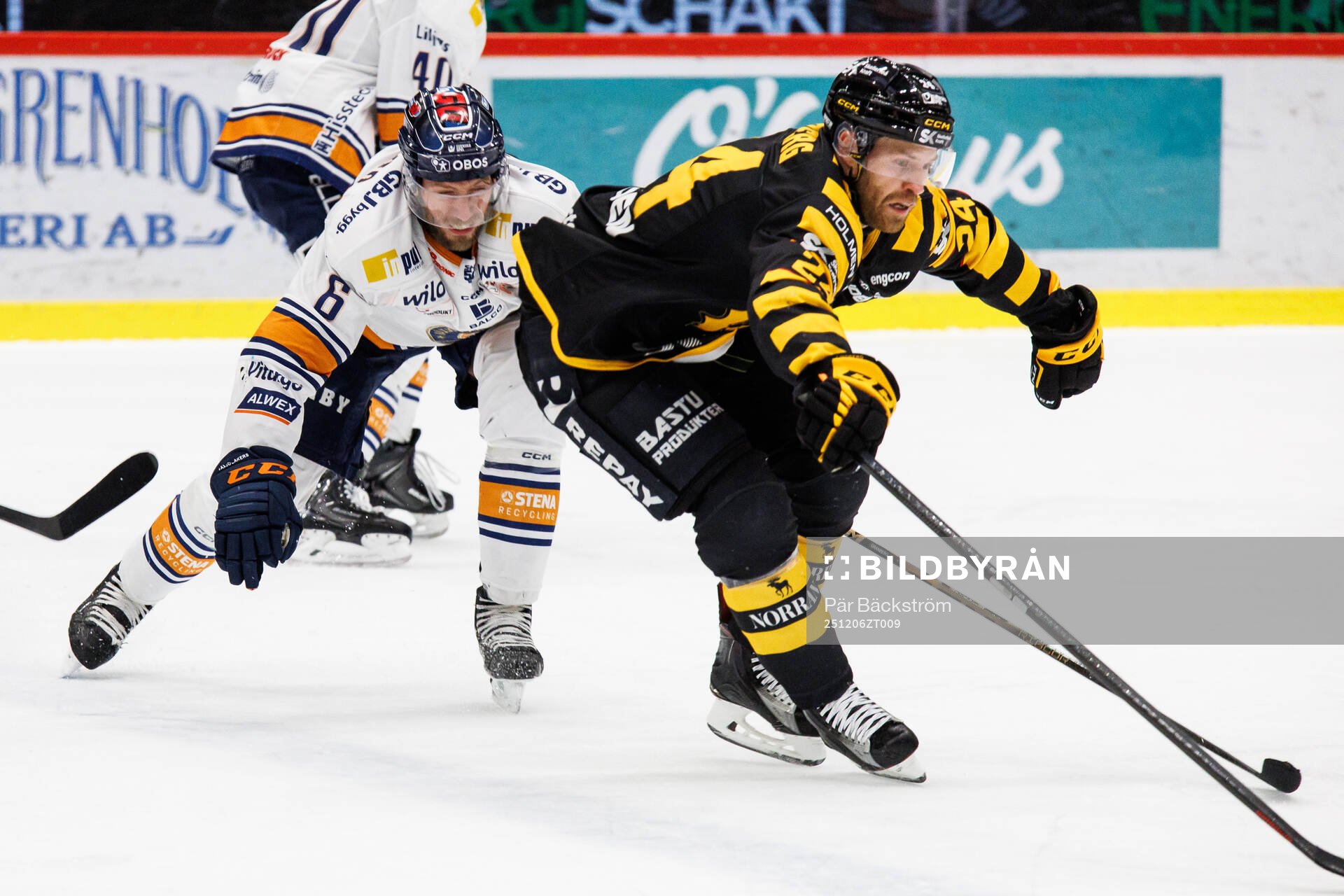 Växjös Petter Granberg och Skellefteås Oscar Lindberg