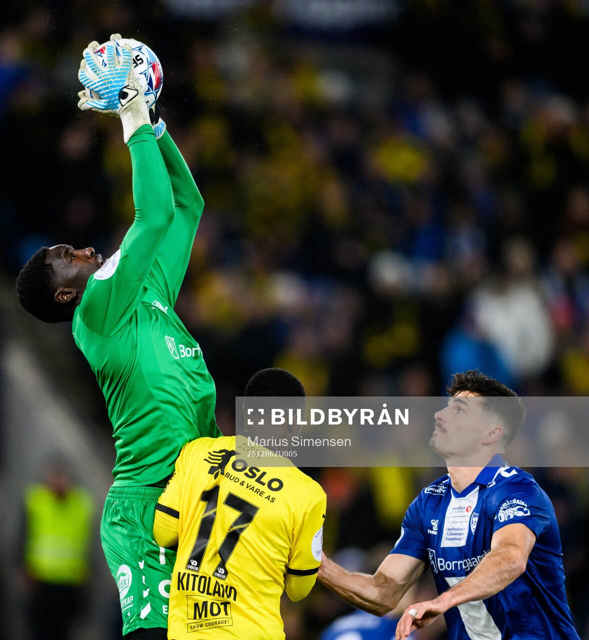 goalkeeper Mamour Ndiaye of Sarpsborg 08