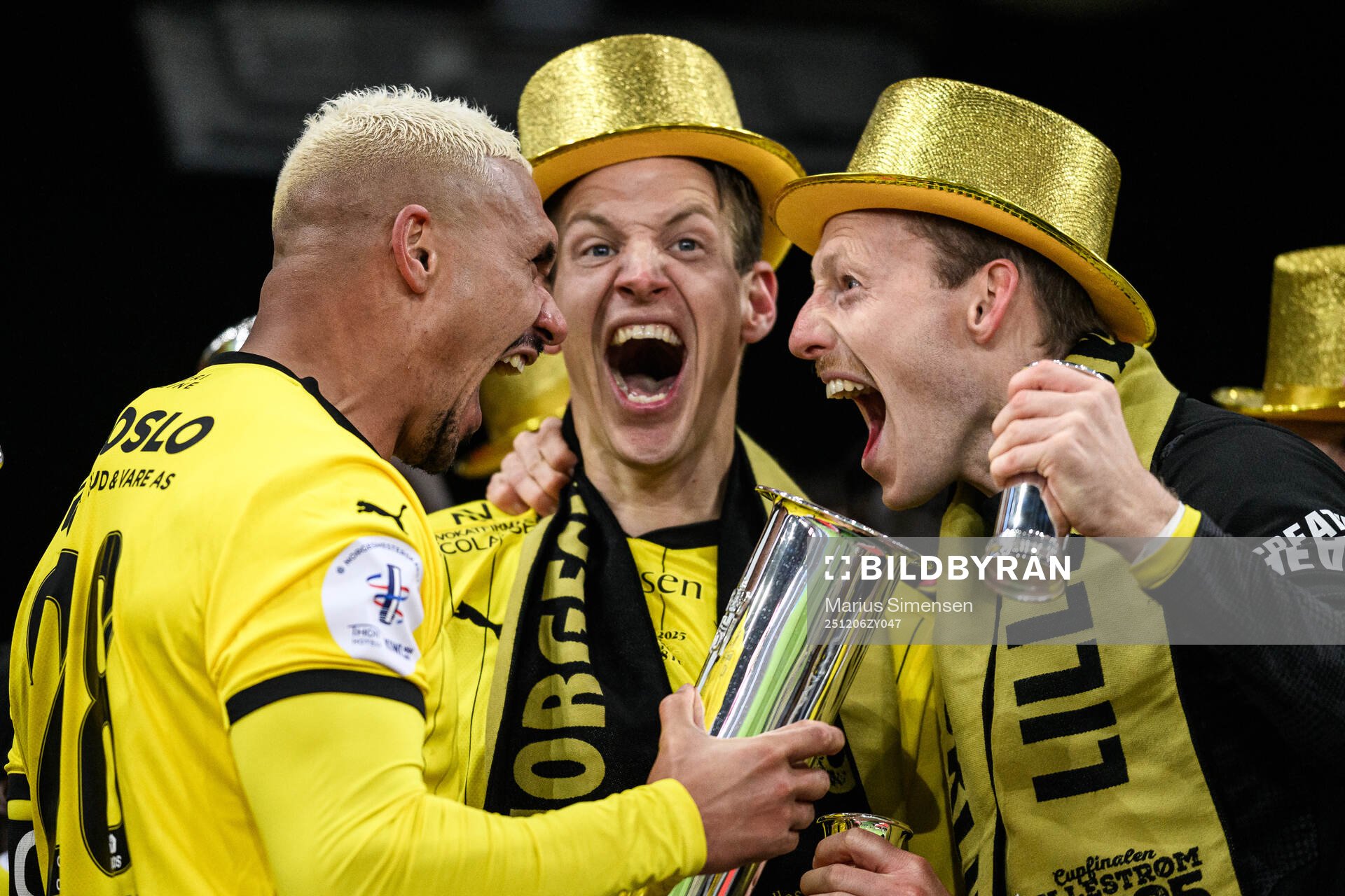 Ruben Gabrielsen and Thomas Lehne Olsen of Lillestrøm