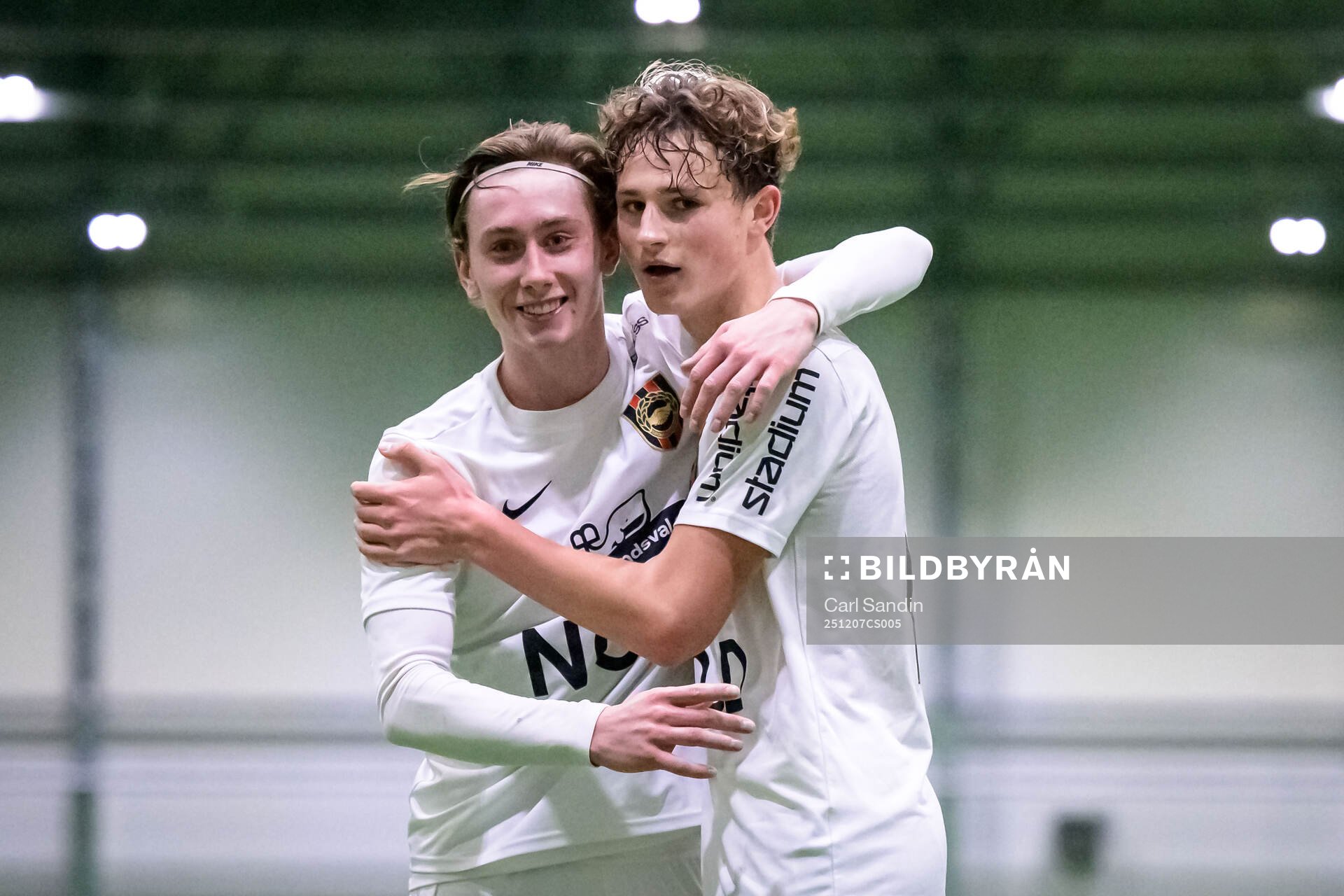 Brommapojkarnas Henry Lindgren och Atle Wahlund jublar