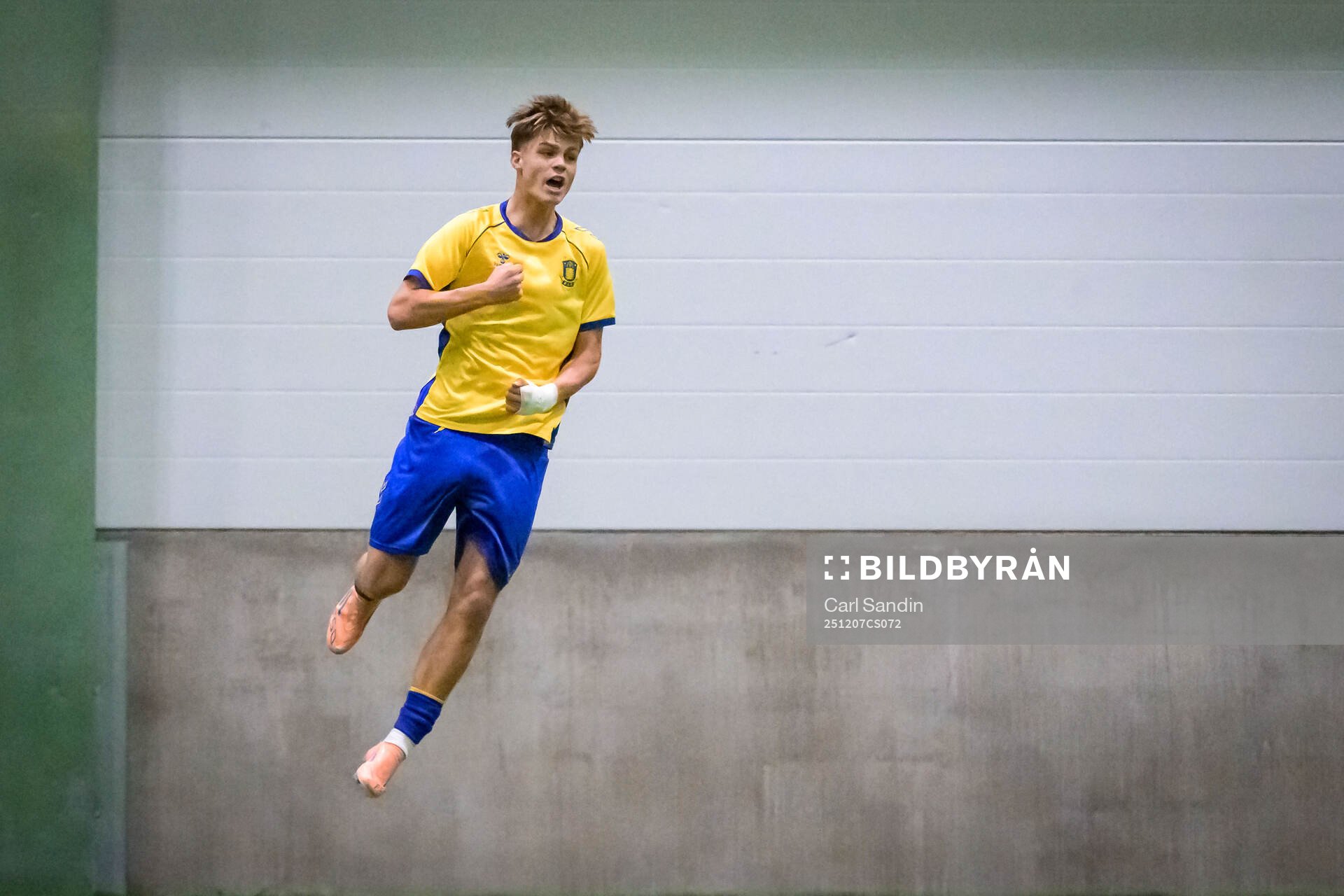 Bröndbys Tobias Ekstrand jublar