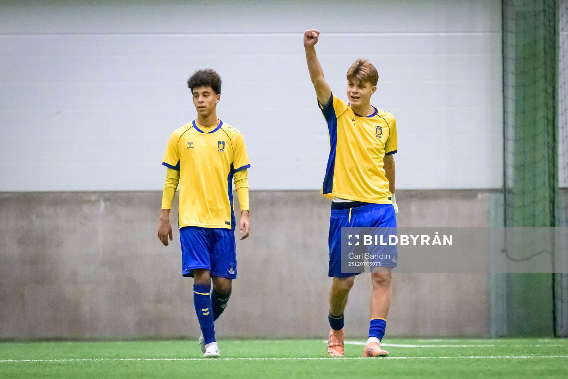 Bröndbys Tobias Ekstrand jublar