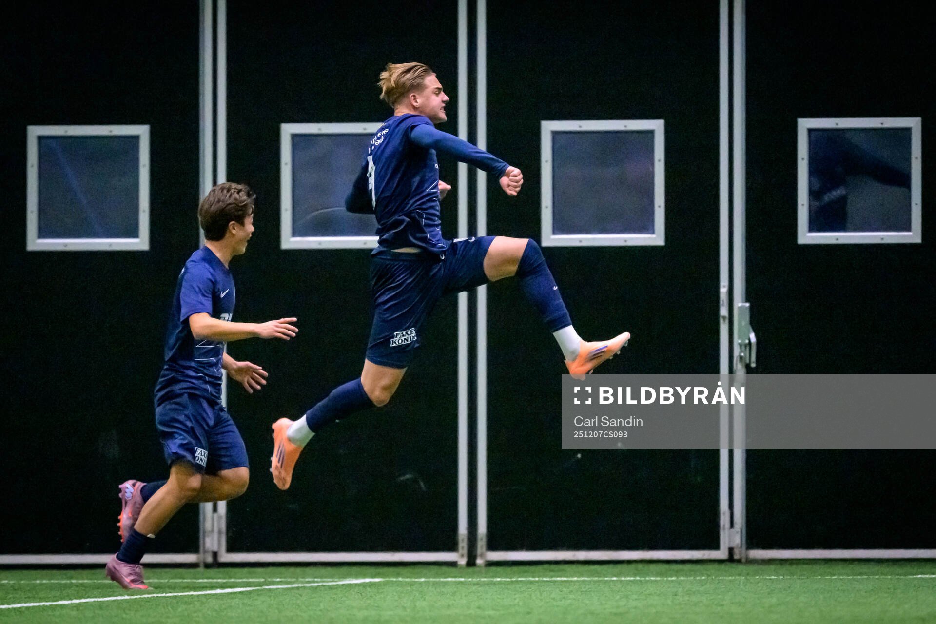Nordsjällands Leonel Eklund jublar