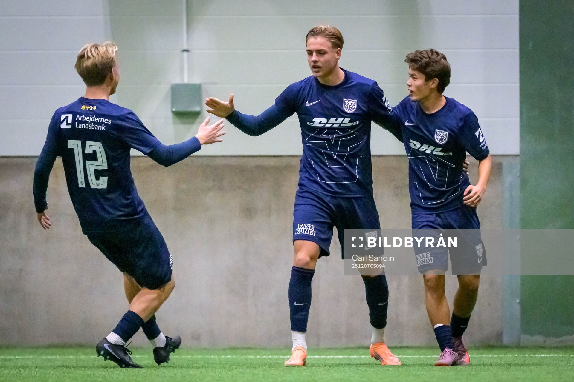 Nordsjällands Leonel Eklund jublar