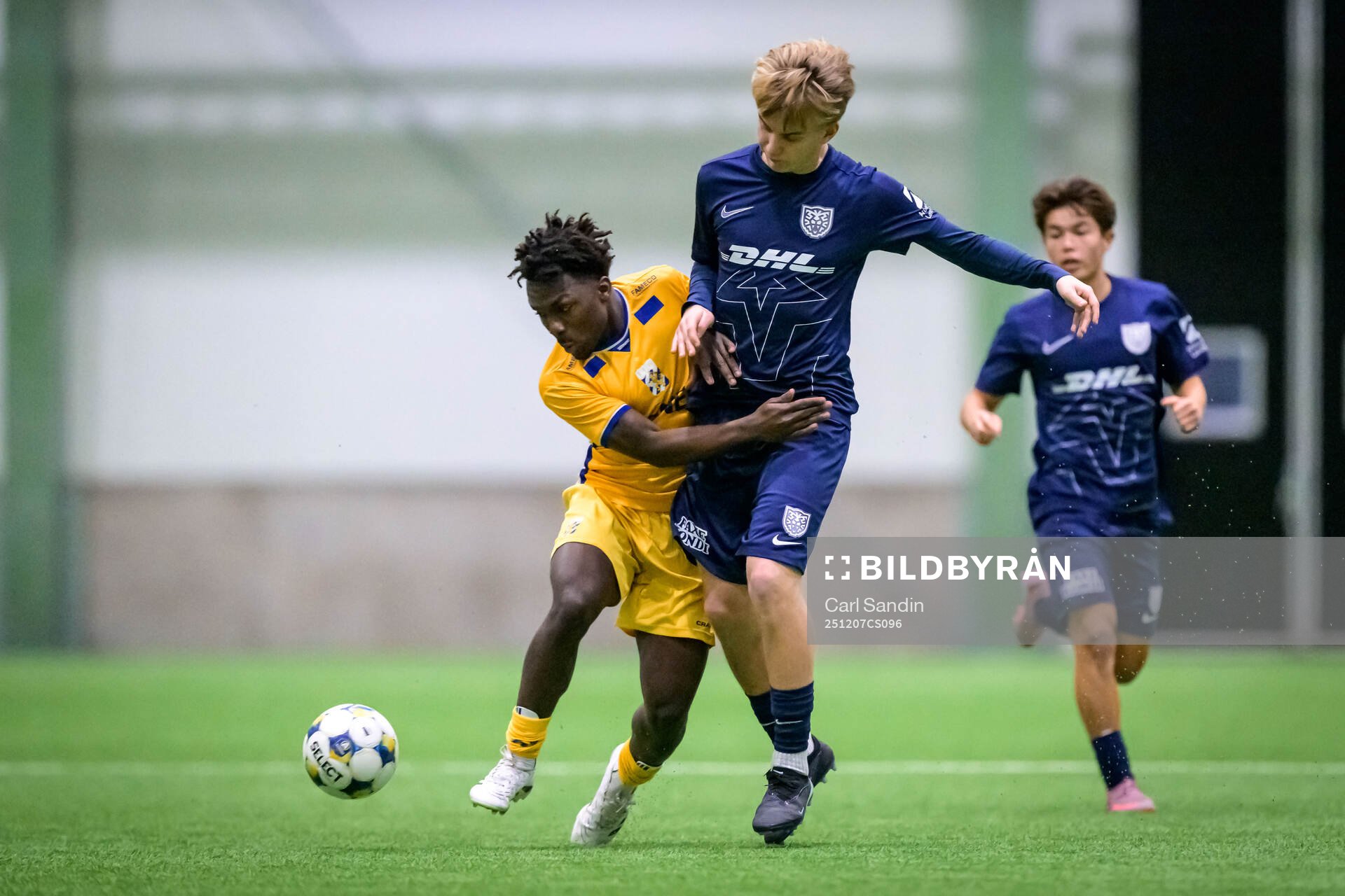 IFK Göteborgs Manassé Diallo och Nordsjällands Lasse