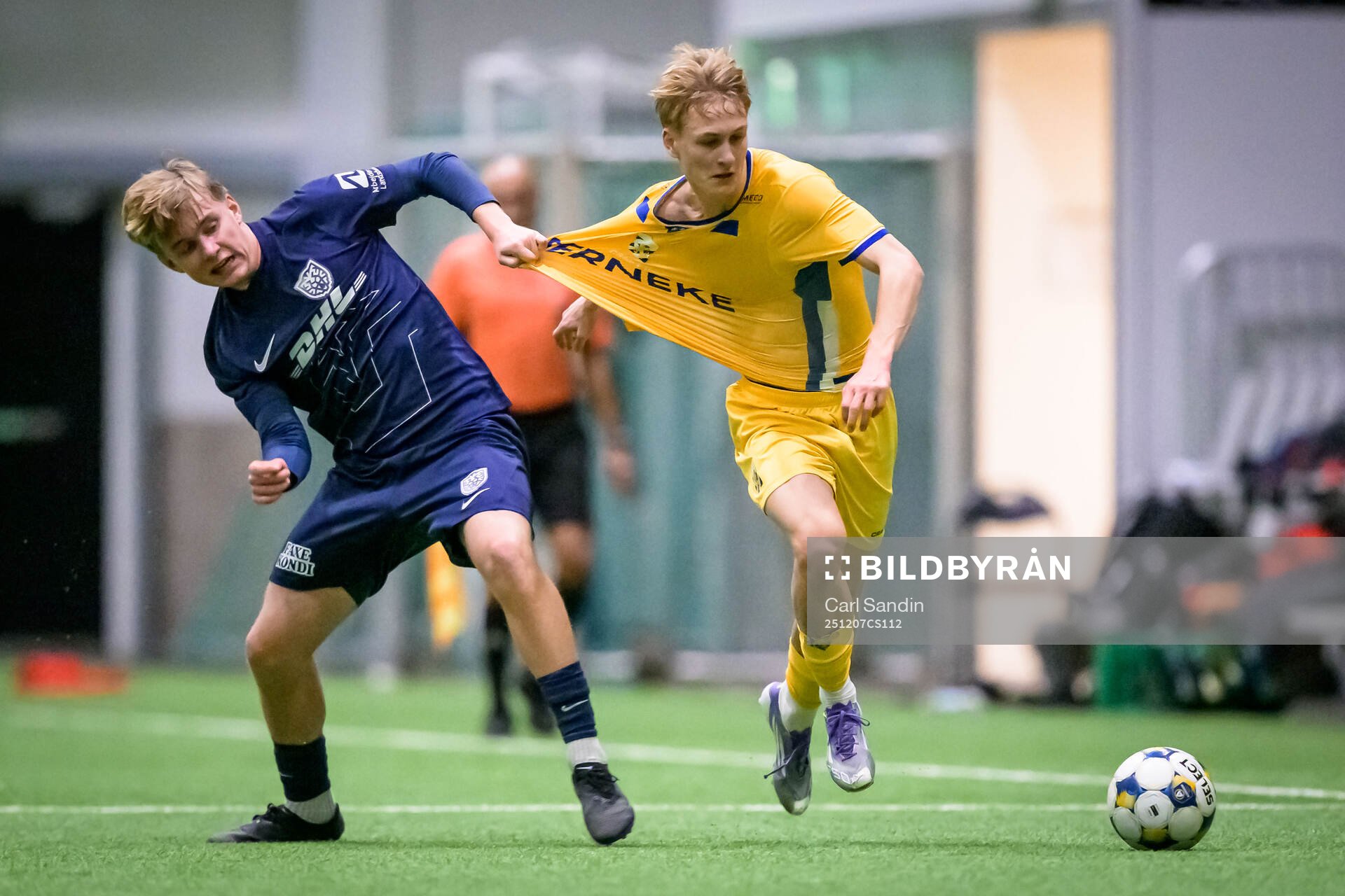 Nordsjällands Lasse Gernay och IFK Göteborgs Markus Jarl