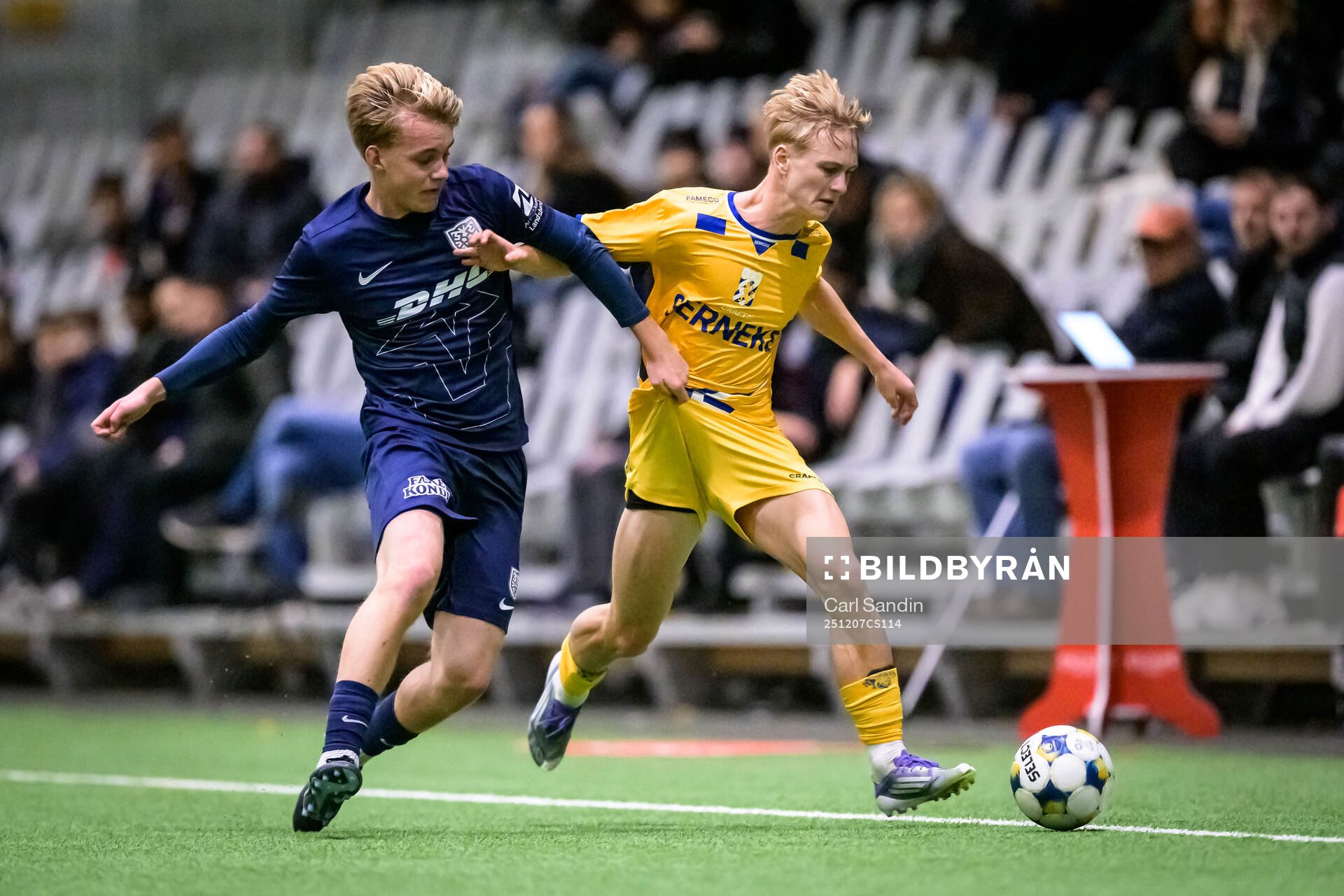 Nordsjällands Lasse Gernay och IFK Göteborgs Markus Jarl