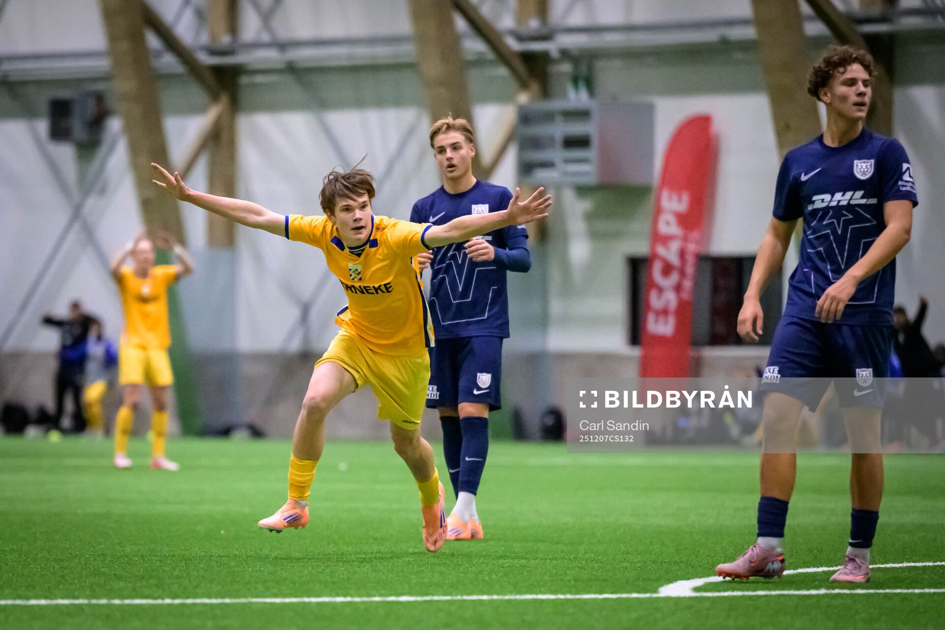 IFK Göteborgs Hannes Skånberg jublar